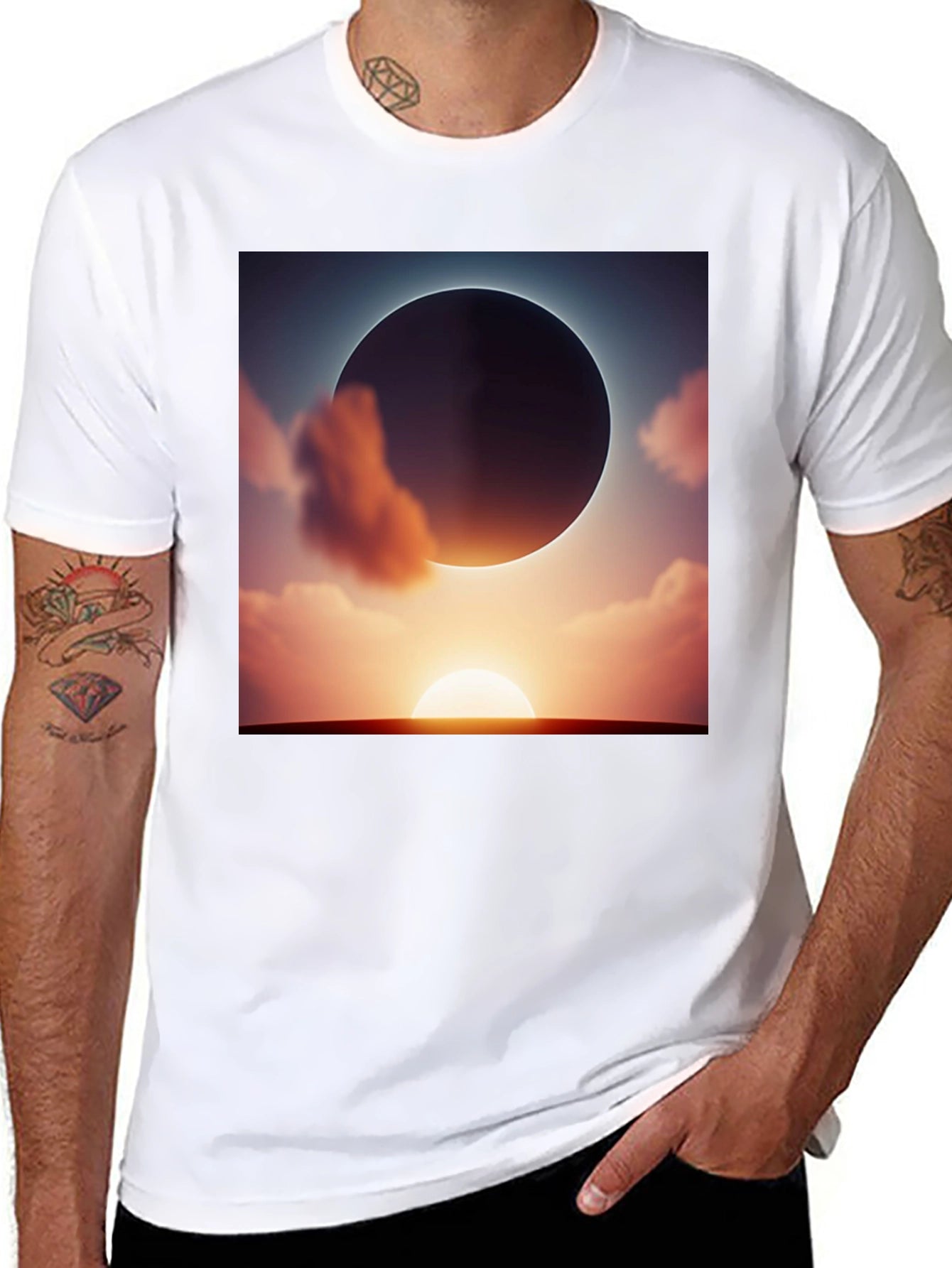 Eclipse Graphic Tee - Stylish Comfort