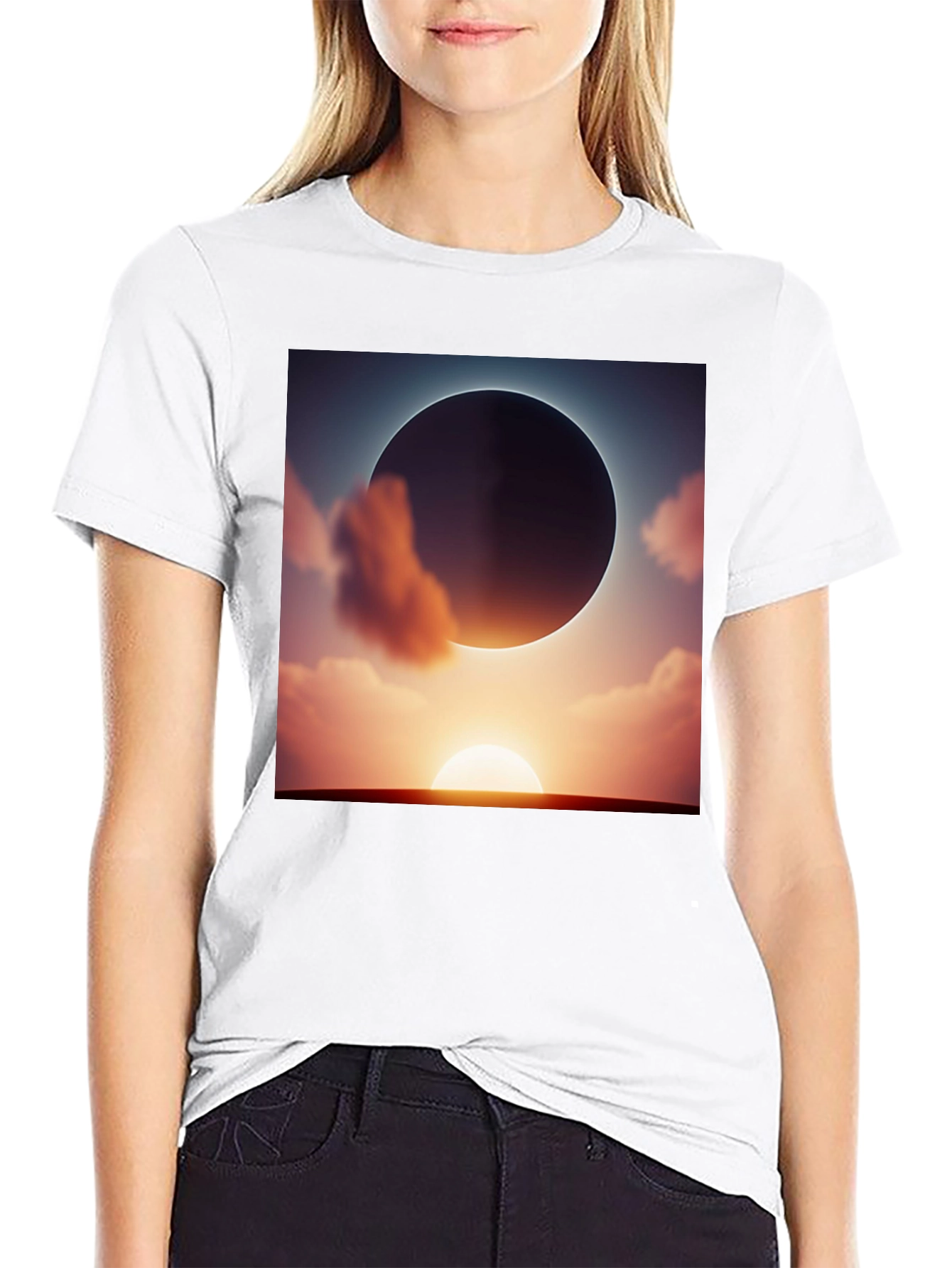 Eclipse Graphic Tee - Stylish Comfort