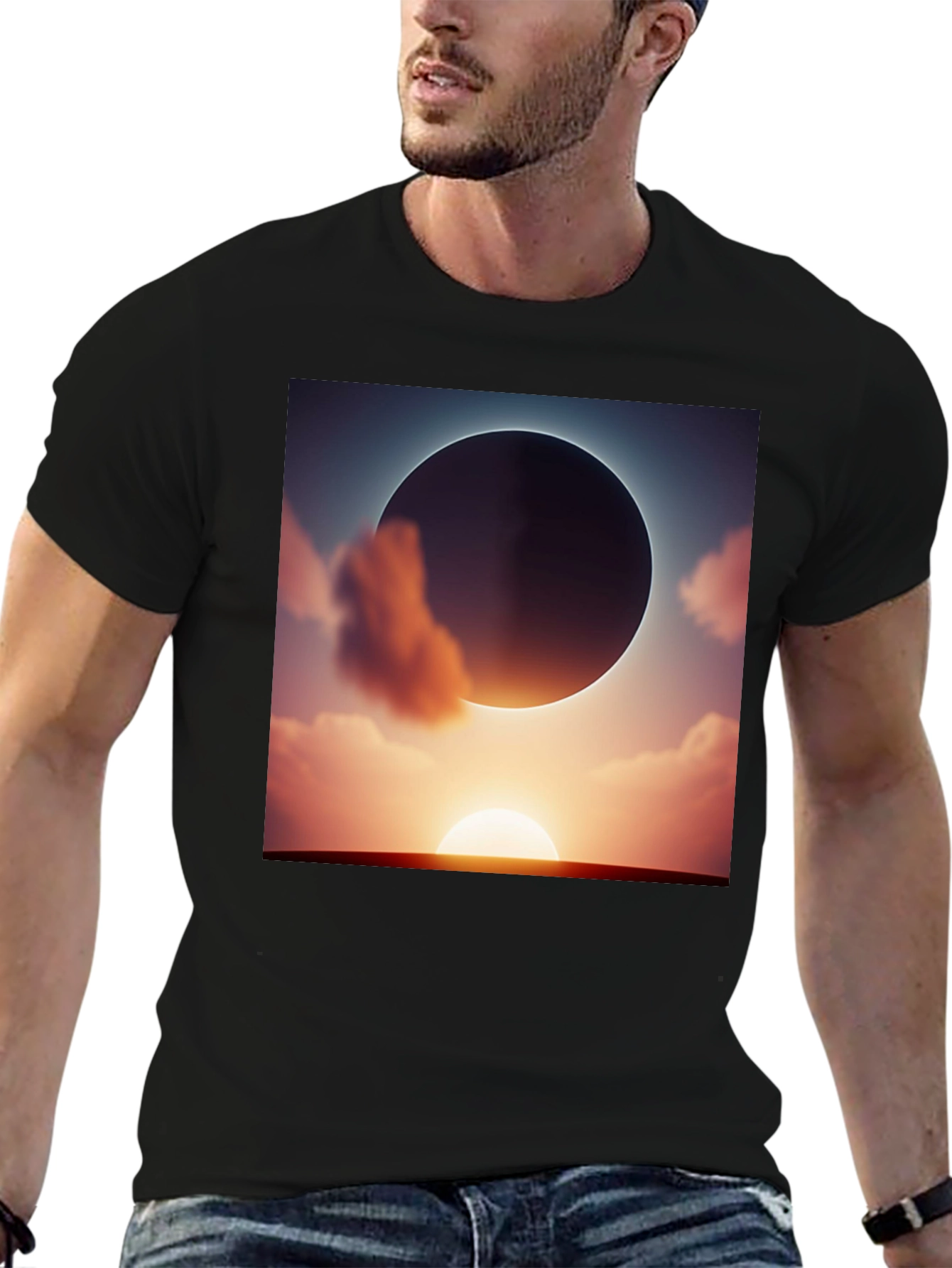 Eclipse Graphic Tee - Stylish Comfort