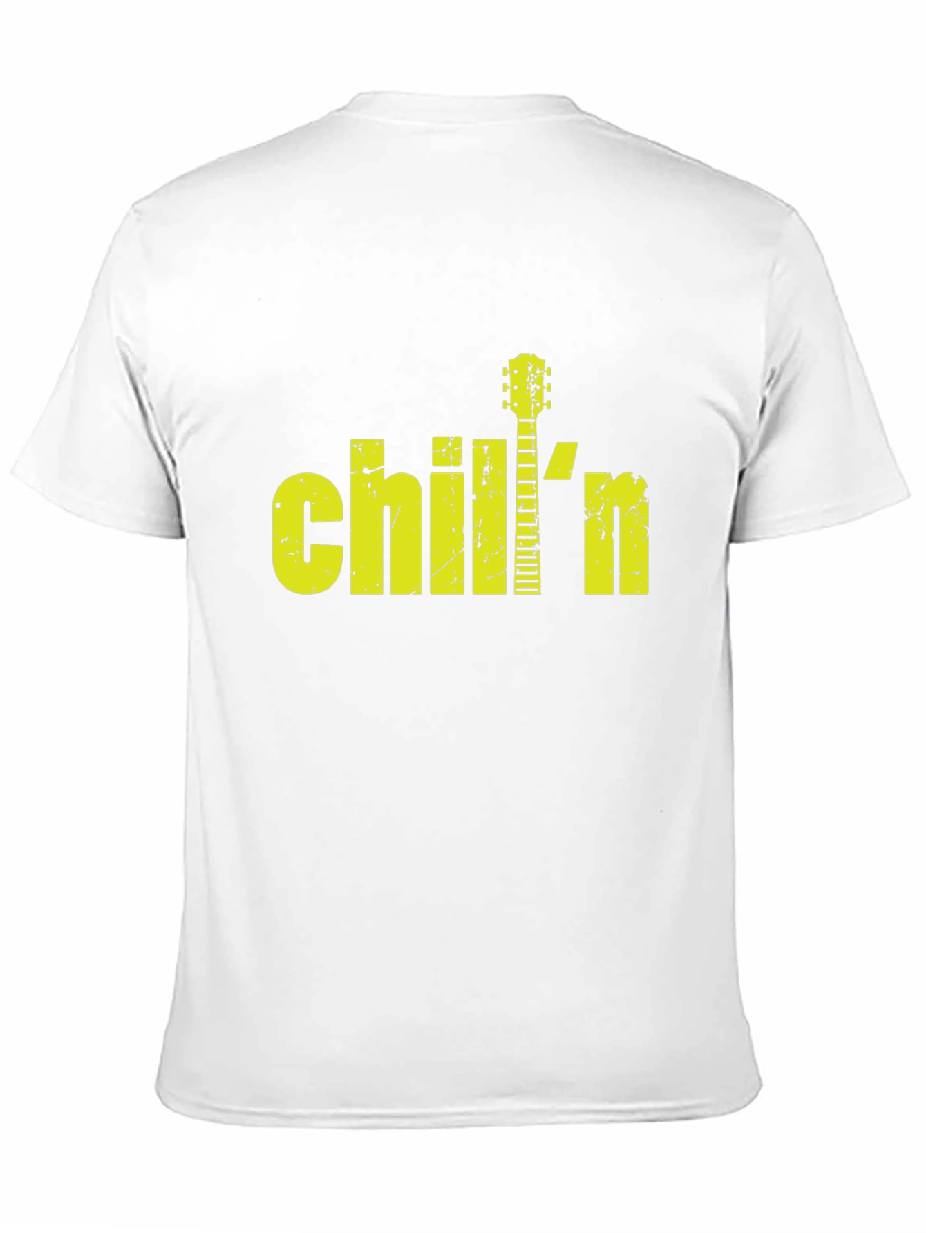Chilln Guitar Graphic Black T-Shirt