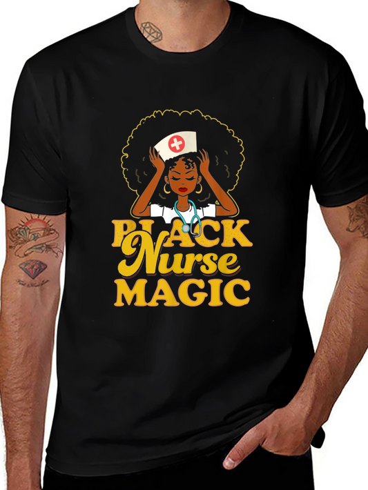 Black Nurse Magic T-Shirt
