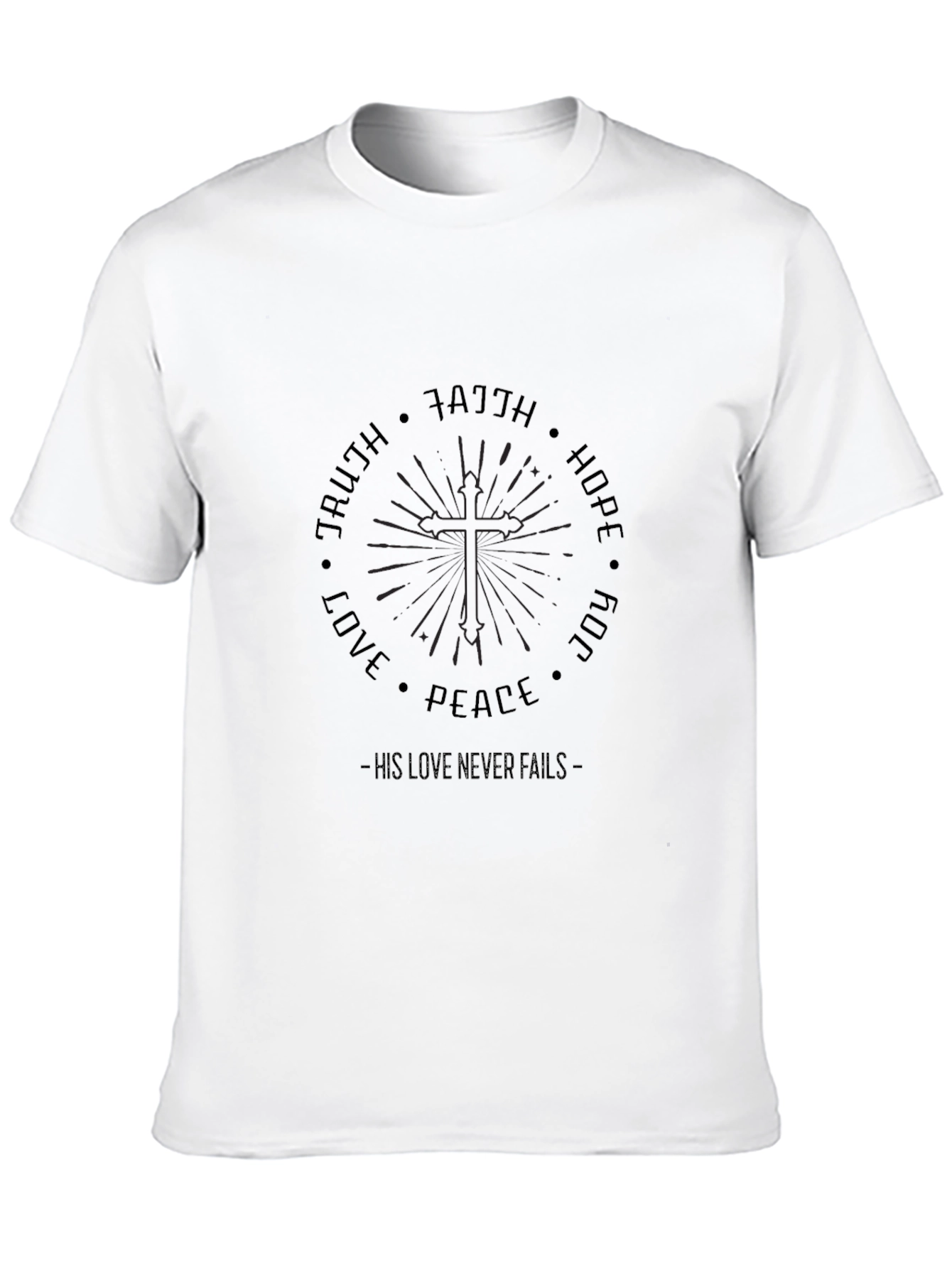 Faith Hope Love Graphic T-Shirt