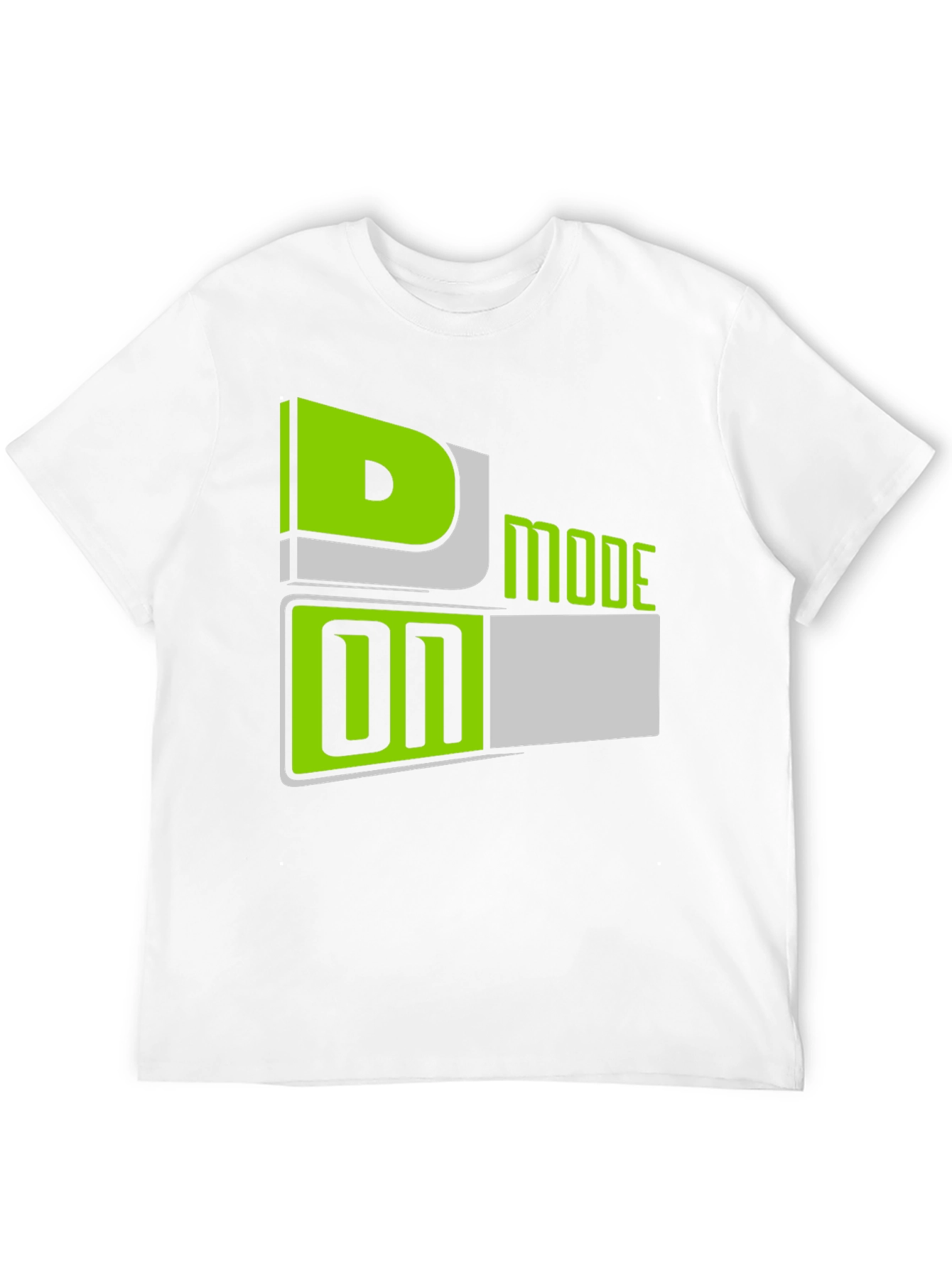 D Mode On T-Shirt - Black Graphic Tee