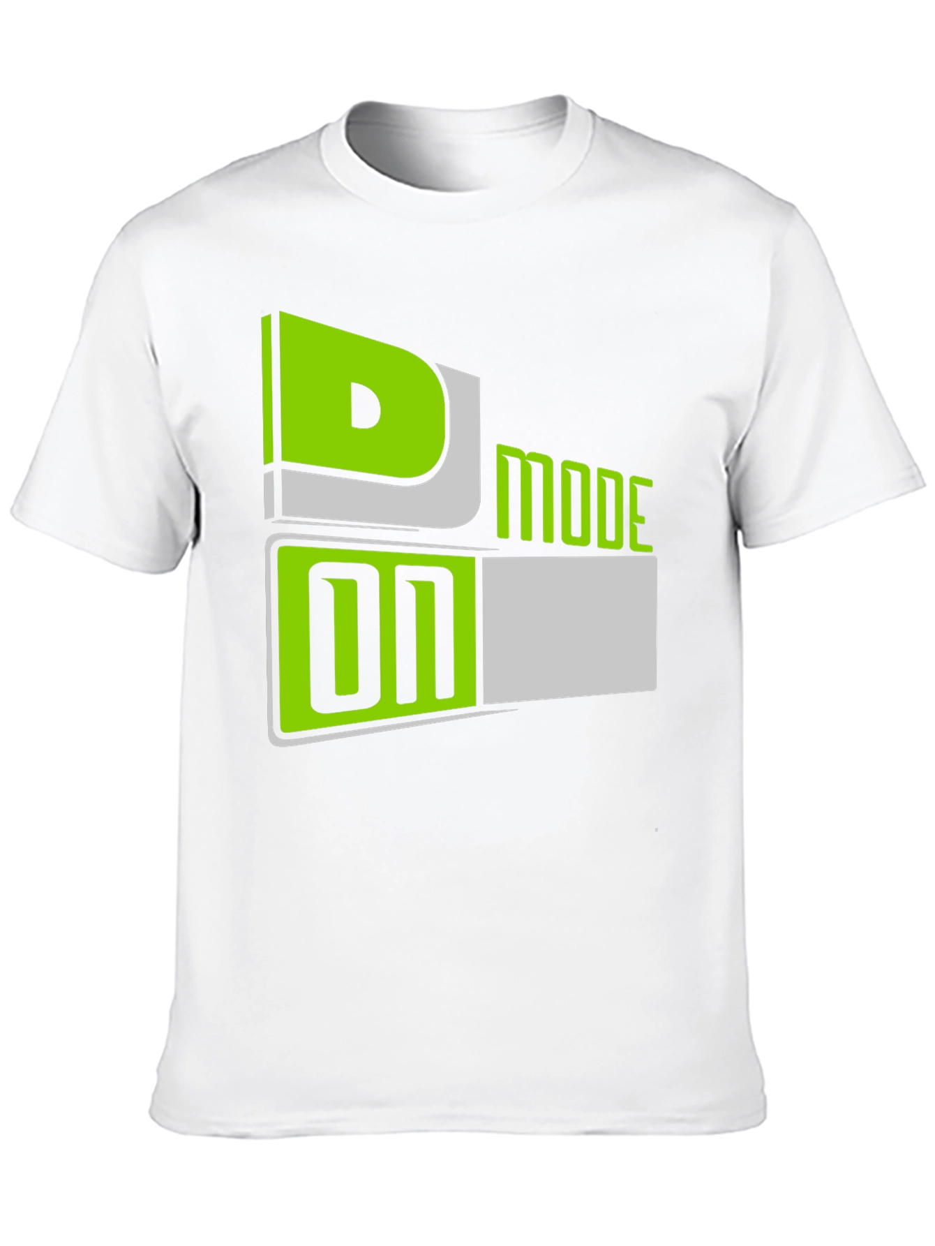 D Mode On T-Shirt - Black Graphic Tee