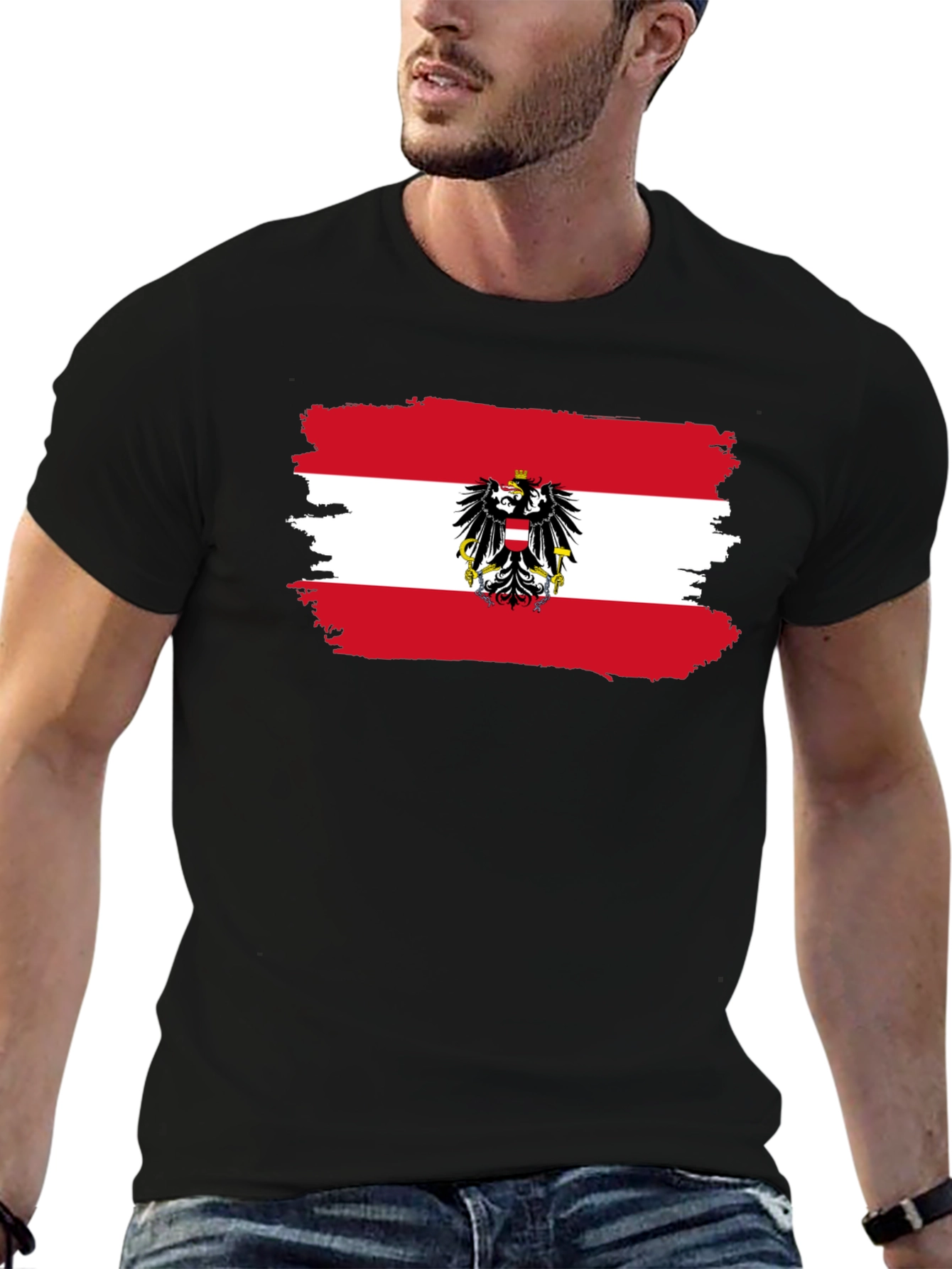 Austria Flag Eagle T-Shirt