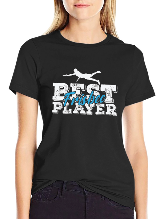 Best Frisbee Player Black T-Shirt