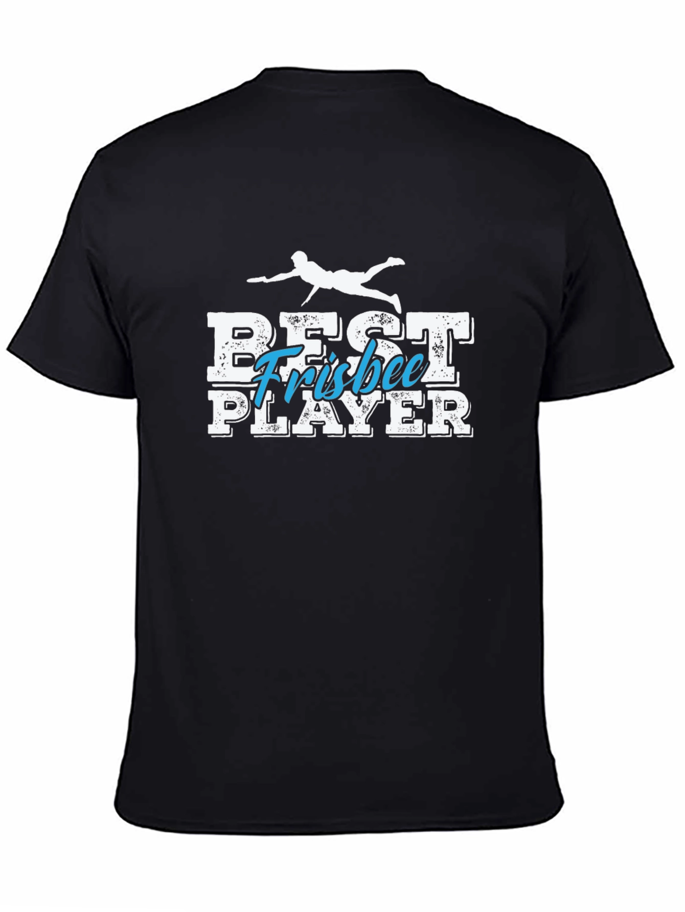 Best Frisbee Player Black T-Shirt