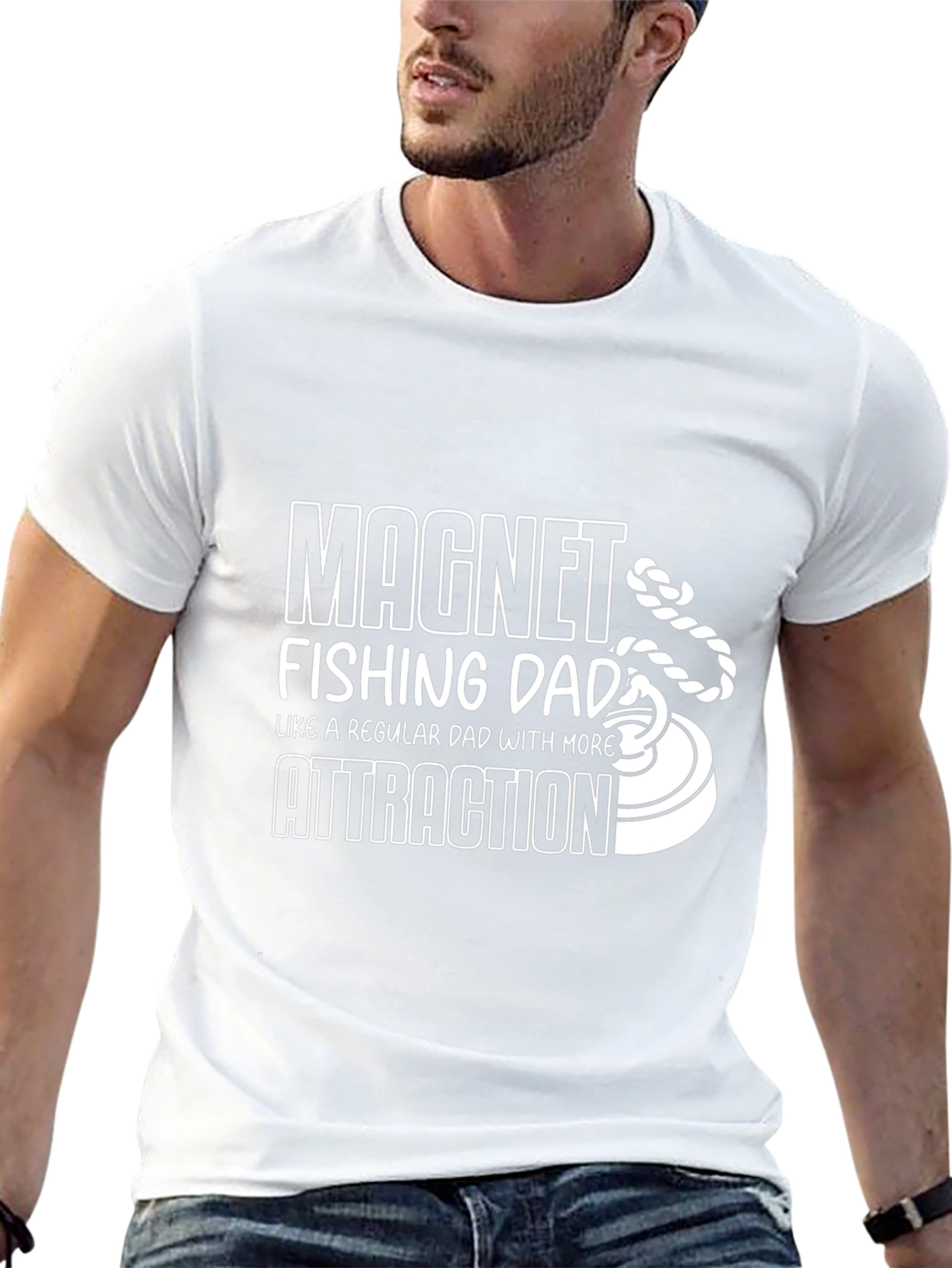 Magnet Fishing Dad T-Shirt - Attraction