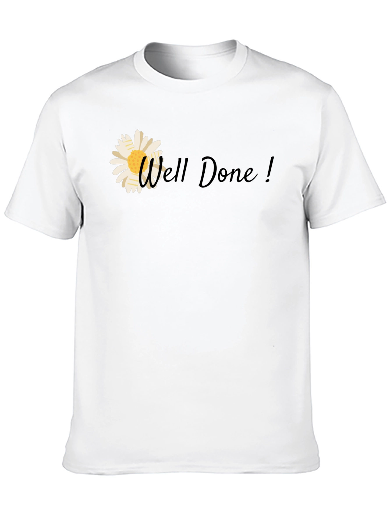 Well Done! Daisy Graphic Tee - Black T-Shirt