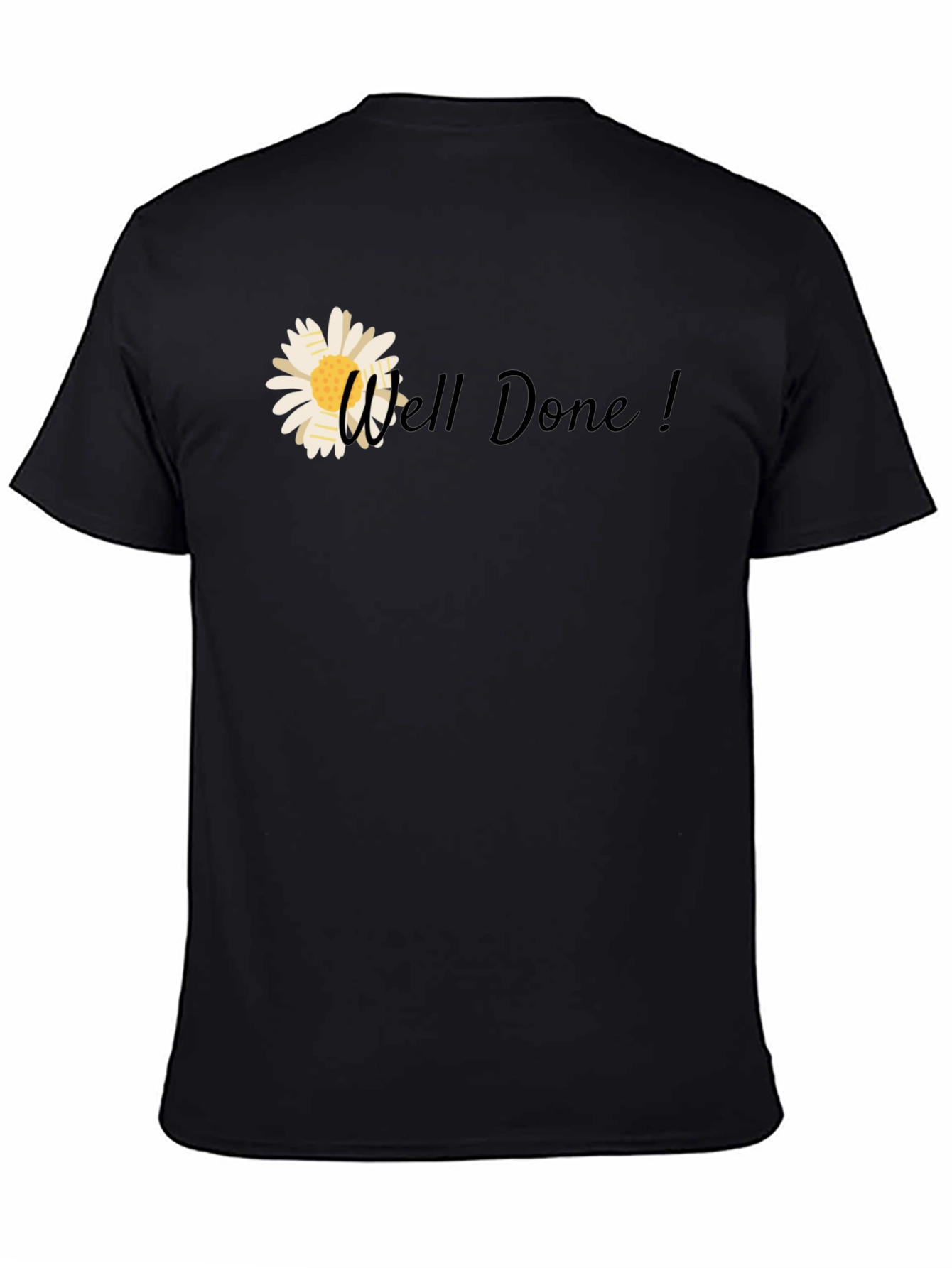 Well Done! Daisy Graphic Tee - Black T-Shirt