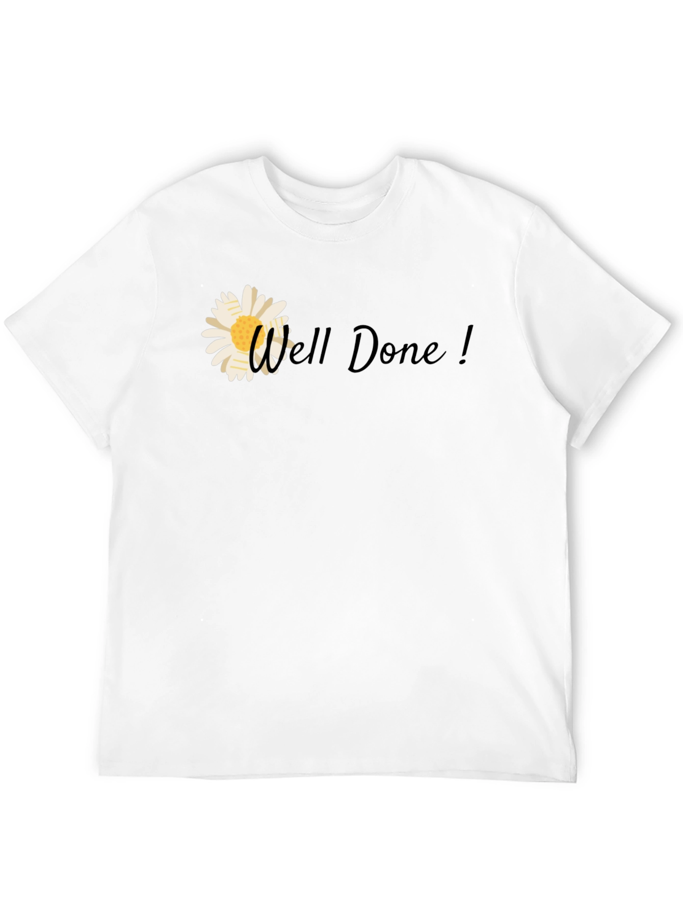 Well Done! Daisy Graphic Tee - Black T-Shirt