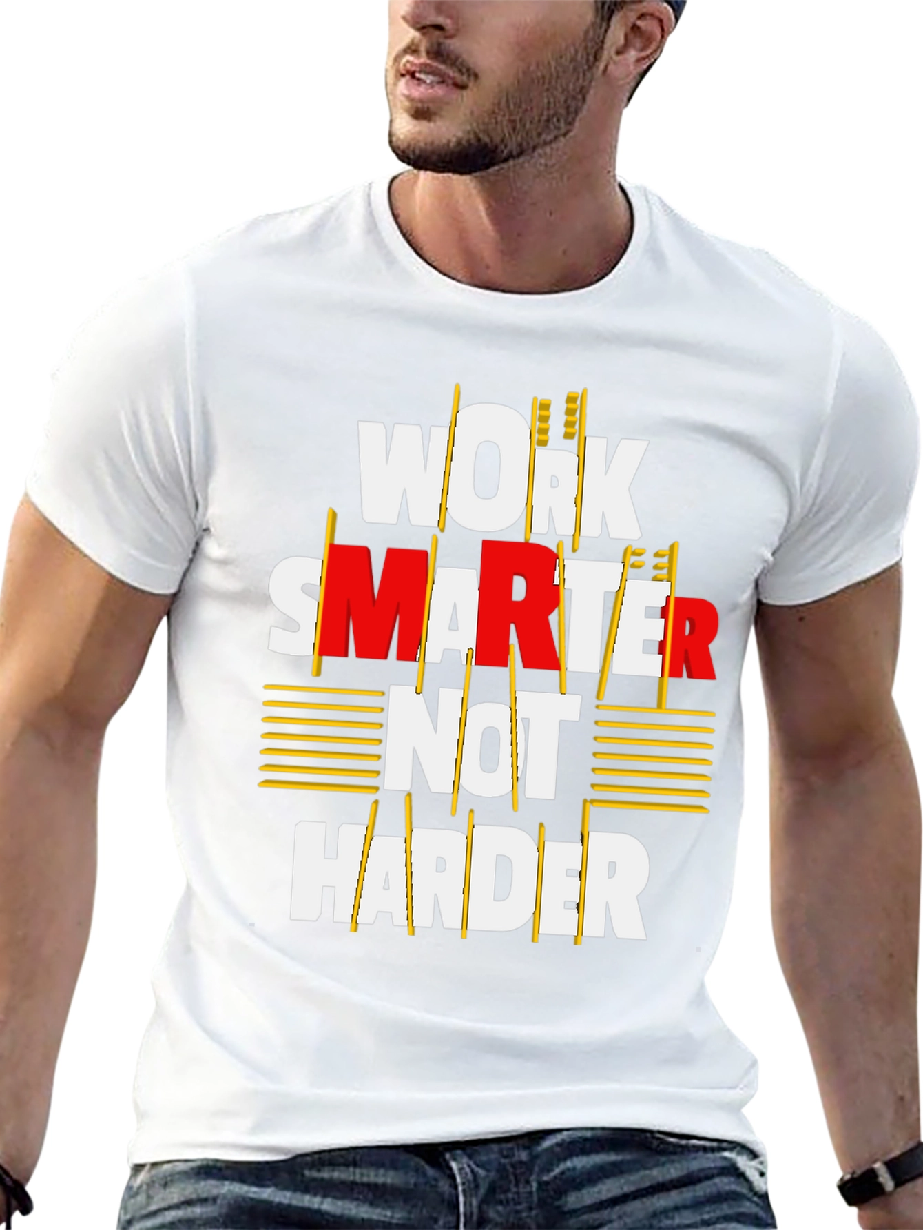 Work Smarter T-Shirt - Motivational Graphic Tee