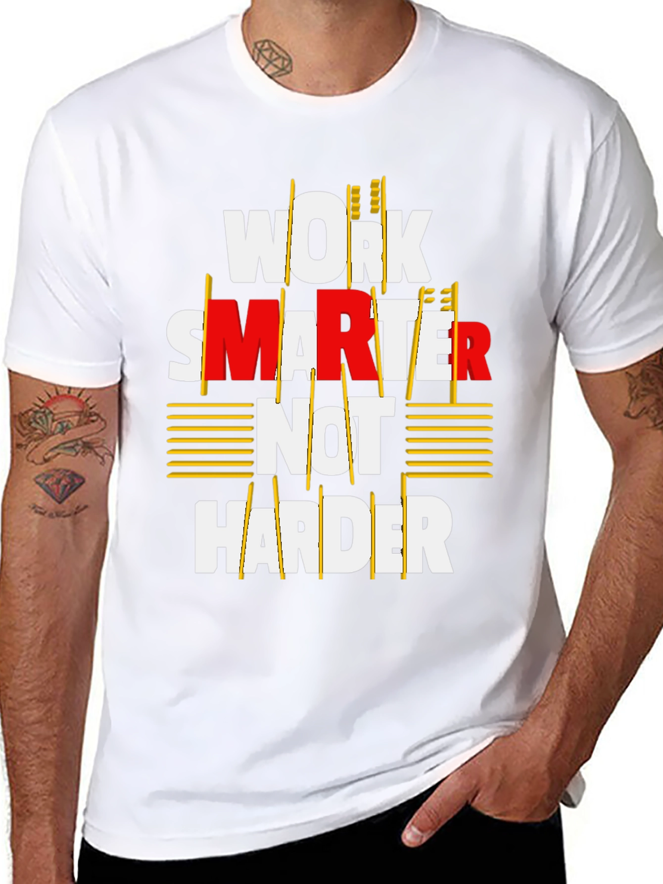 Work Smarter T-Shirt - Motivational Graphic Tee