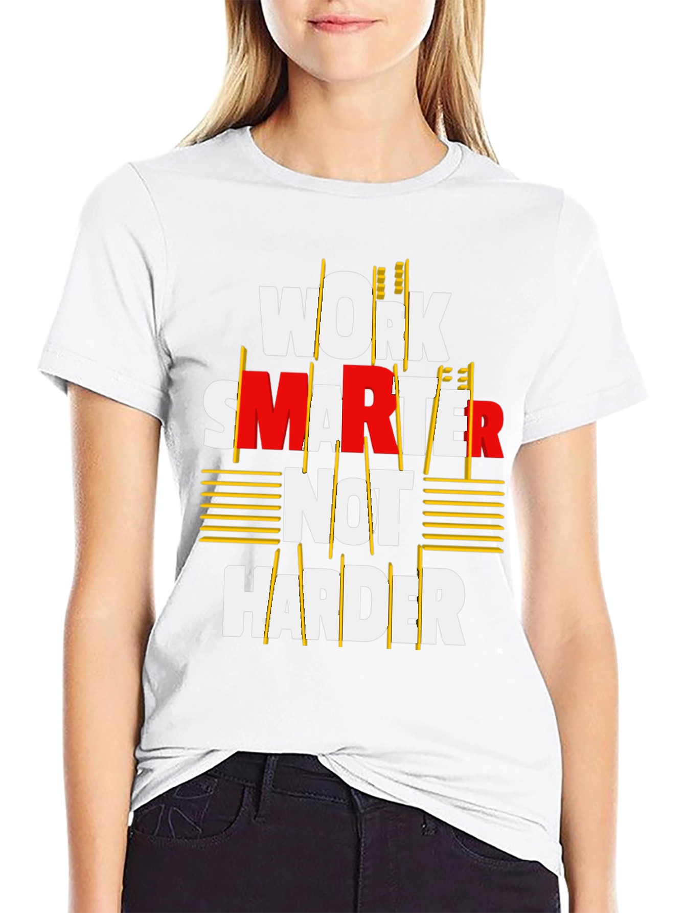 Work Smarter T-Shirt - Motivational Graphic Tee