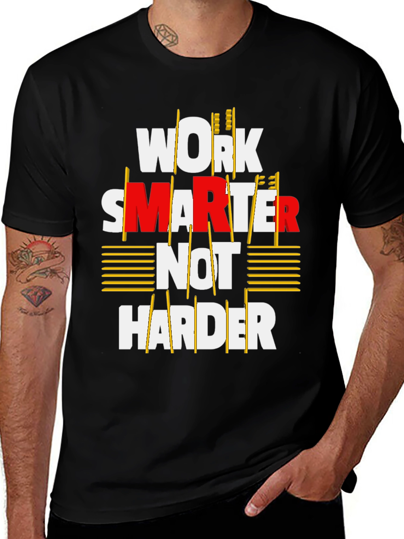 Work Smarter T-Shirt - Motivational Graphic Tee