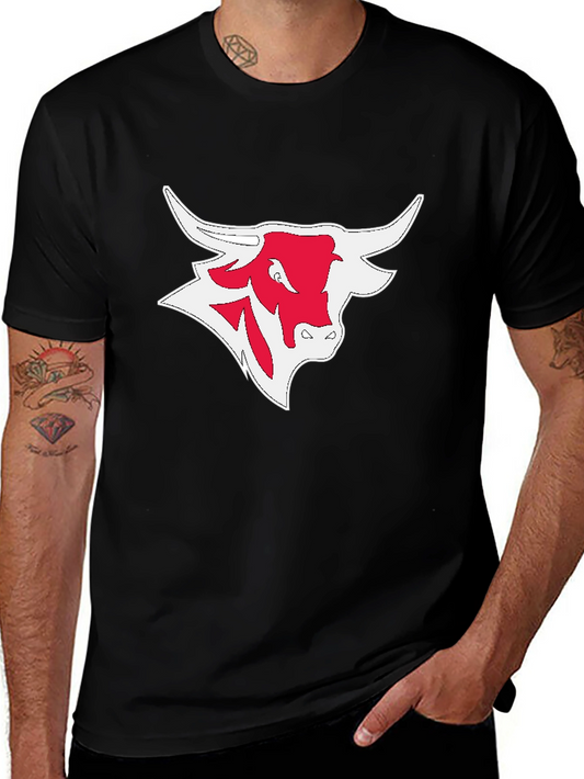 Bull Graphic Black T-Shirt