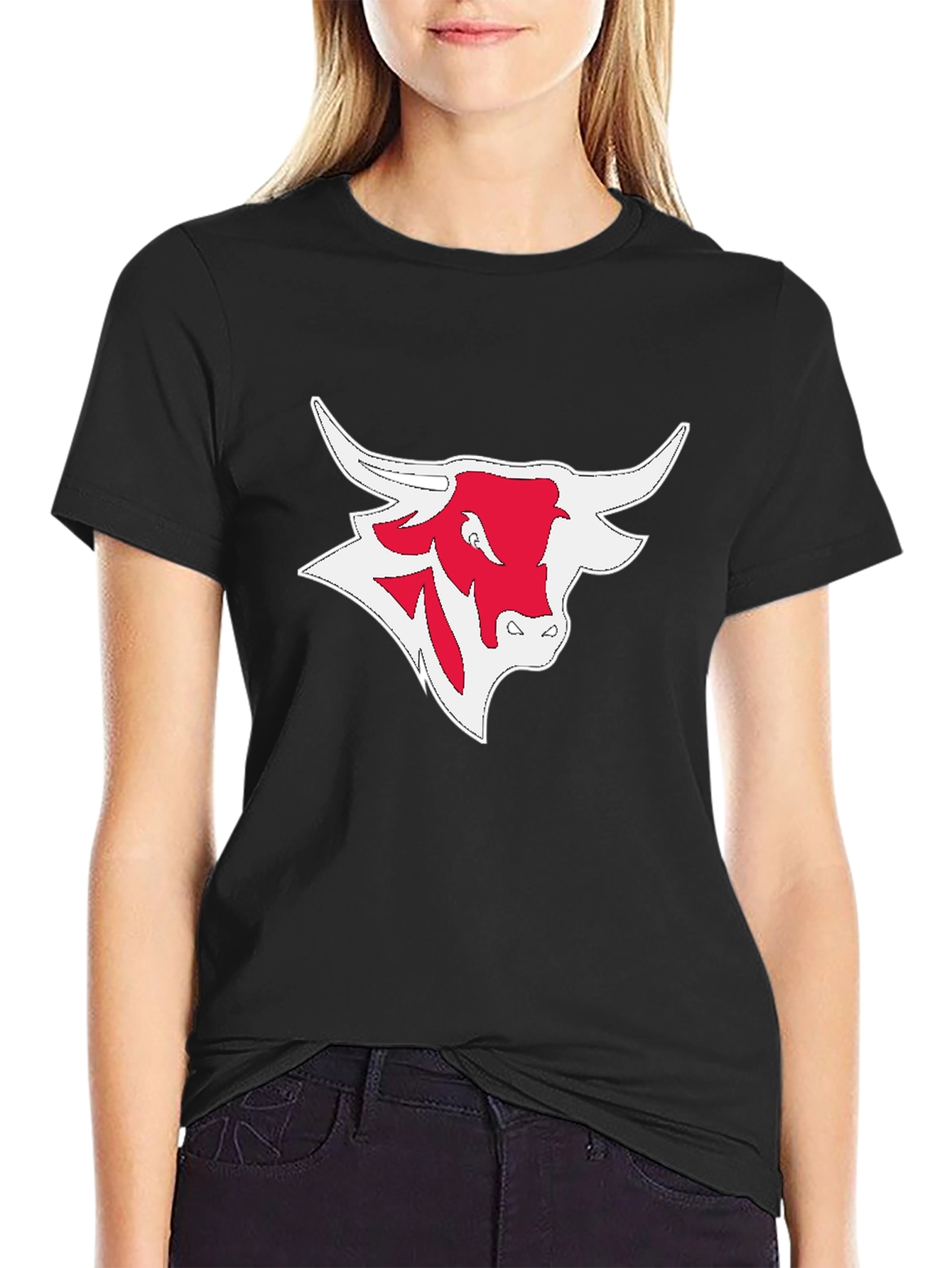Bull Graphic Black T-Shirt