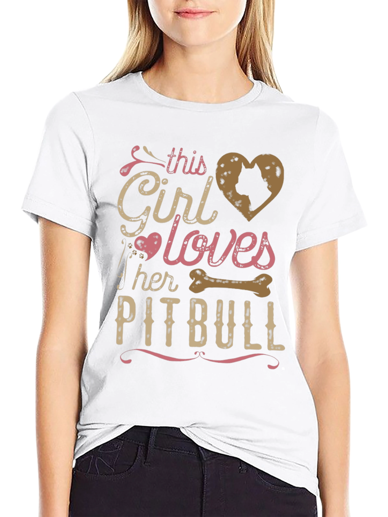 This Girl Loves Her Pitbull T-Shirt
