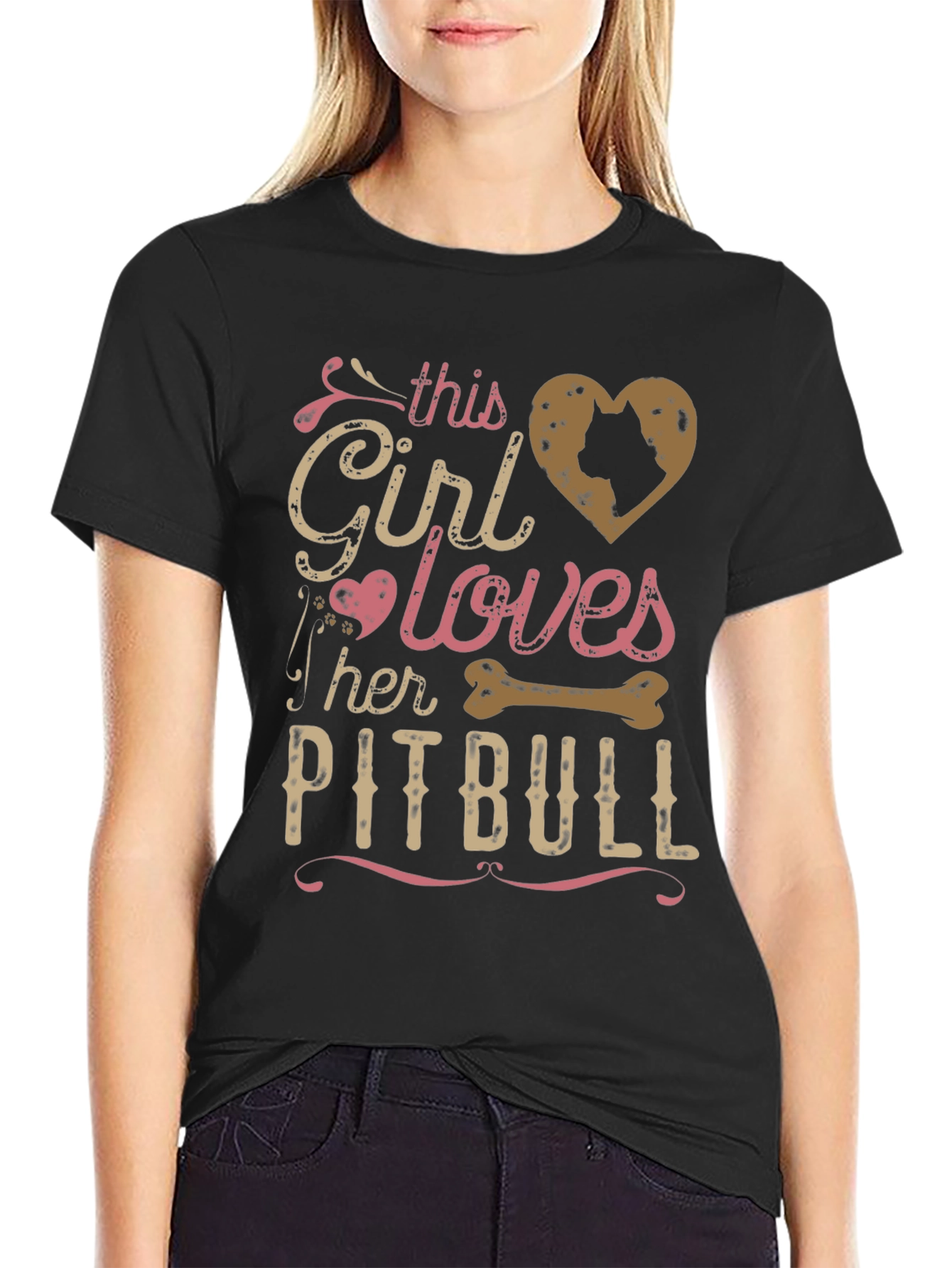 This Girl Loves Her Pitbull T-Shirt