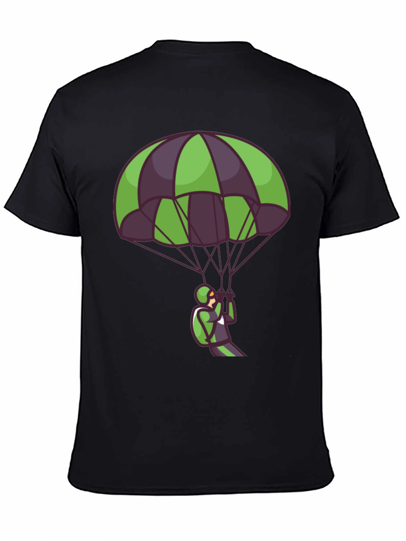 Skydiving Parachute Graphic T-Shirt