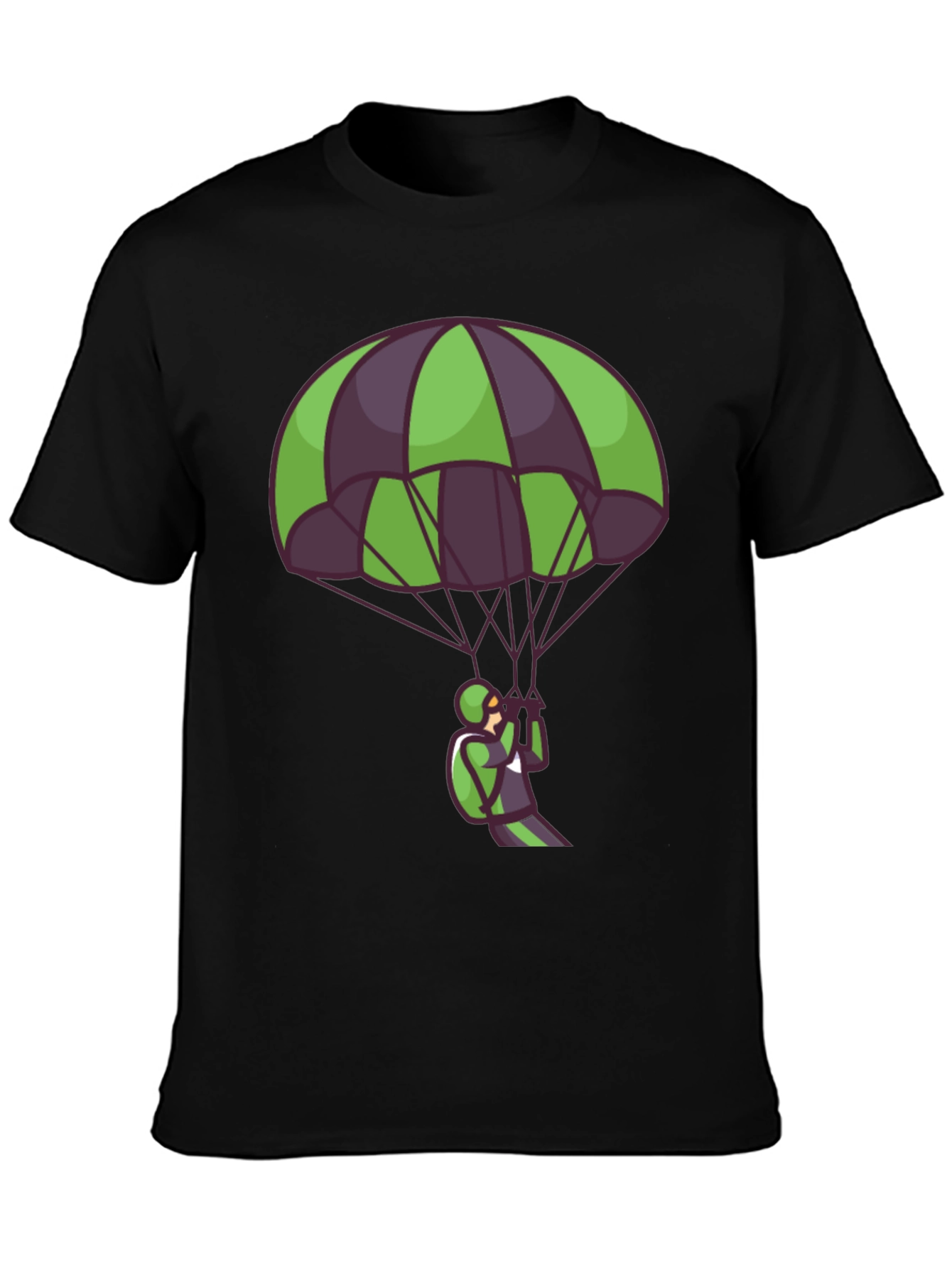 Skydiving Parachute Graphic T-Shirt