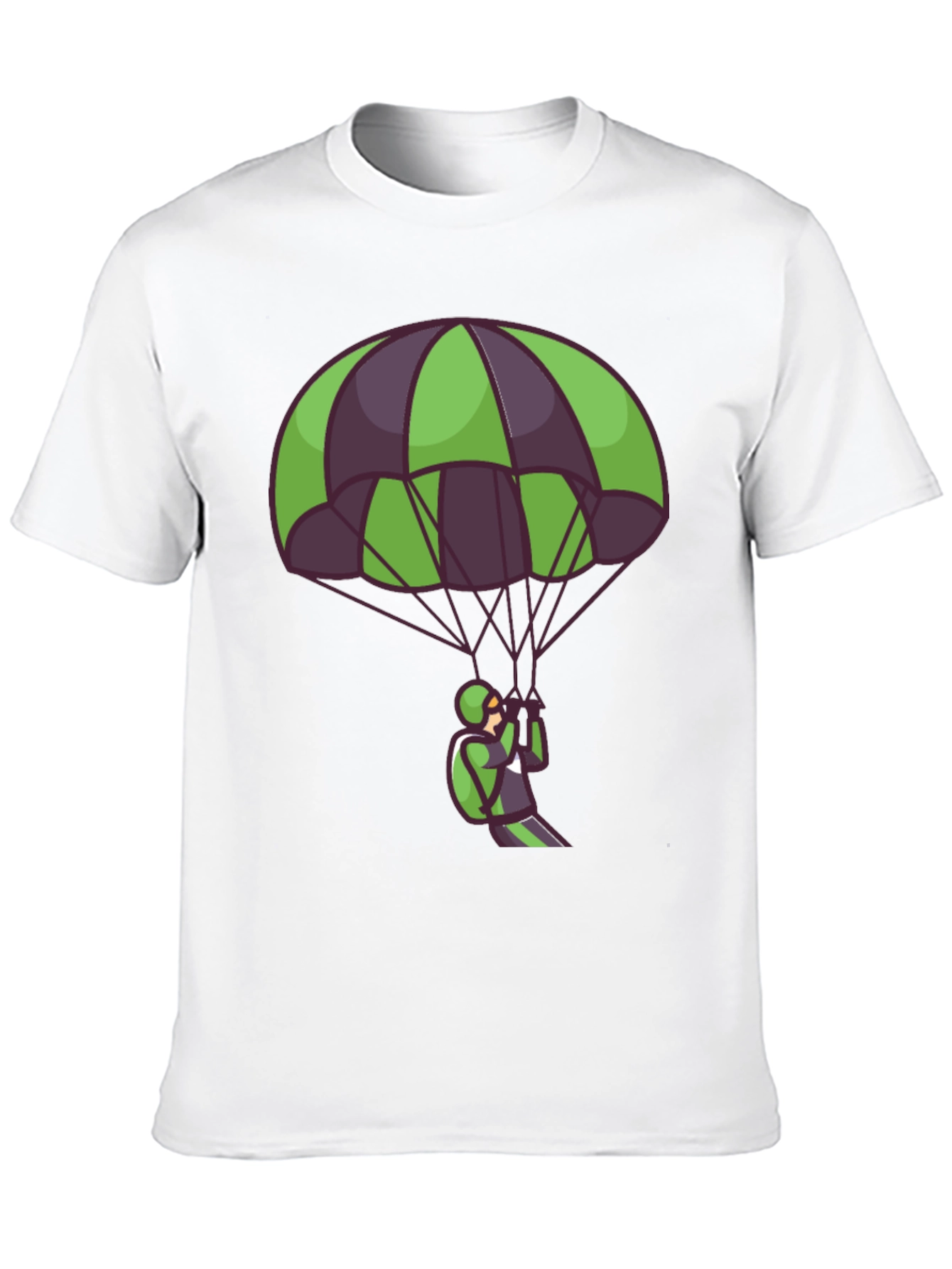 Skydiving Parachute Graphic T-Shirt