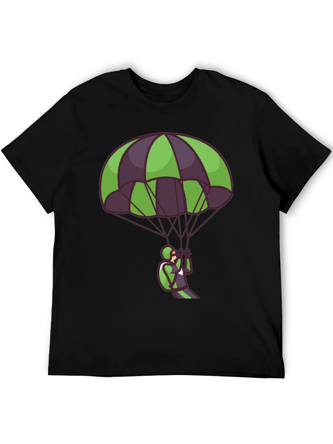 Skydiving Parachute Graphic T-Shirt
