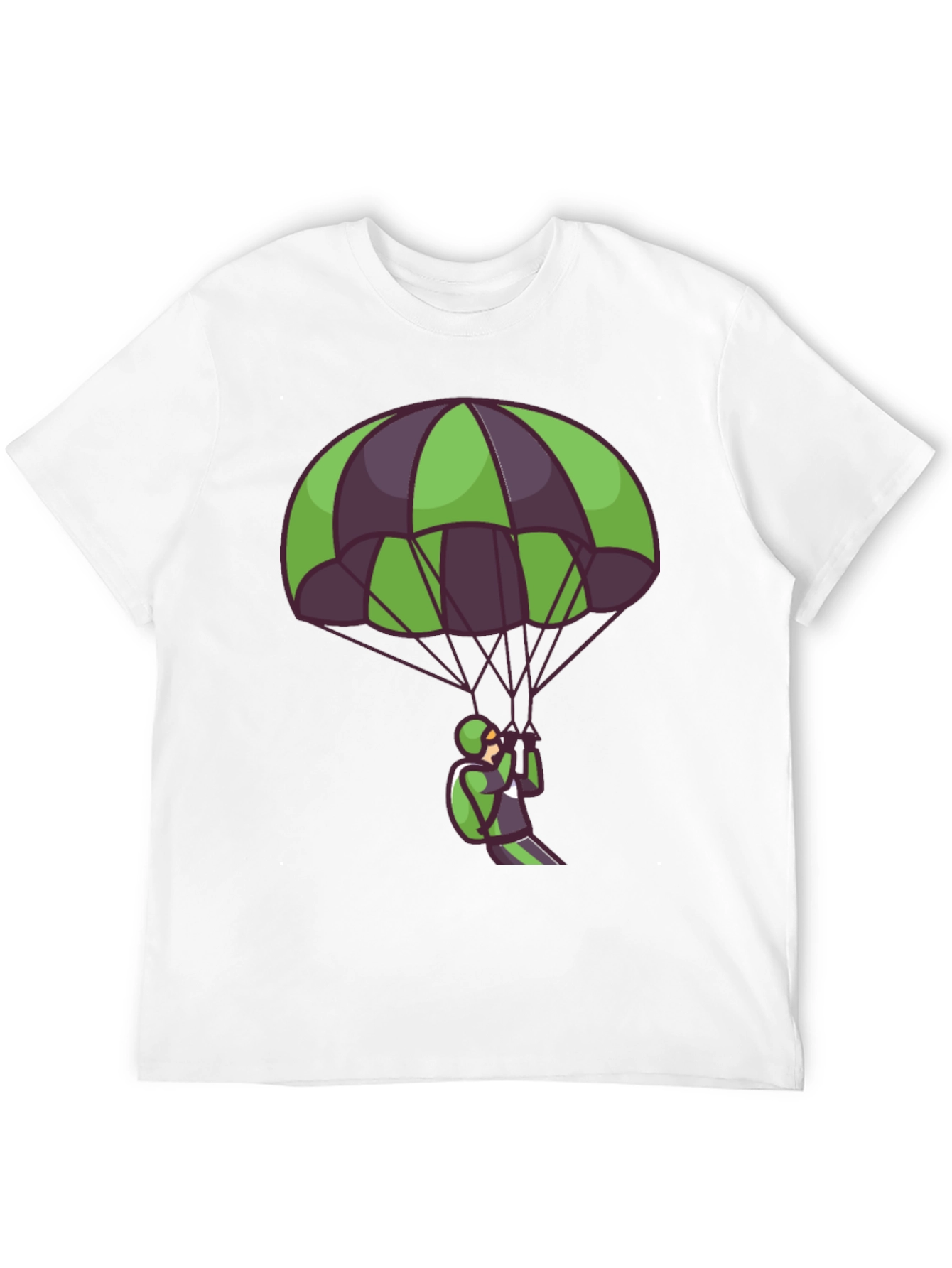 Skydiving Parachute Graphic T-Shirt