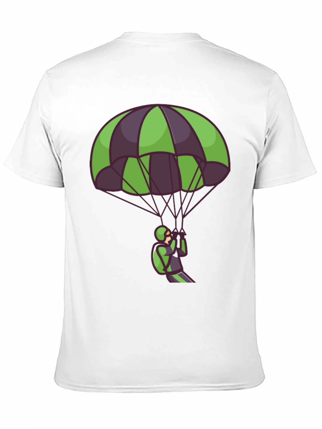 Skydiving Parachute Graphic T-Shirt