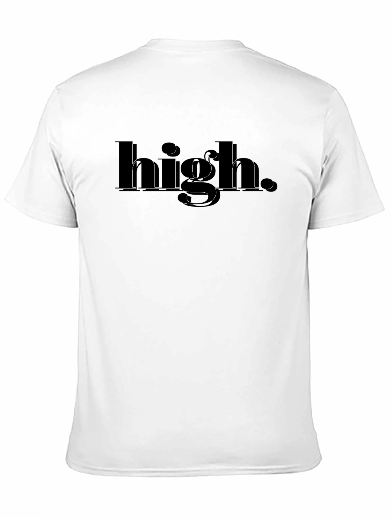 High Graphic Black T-Shirt