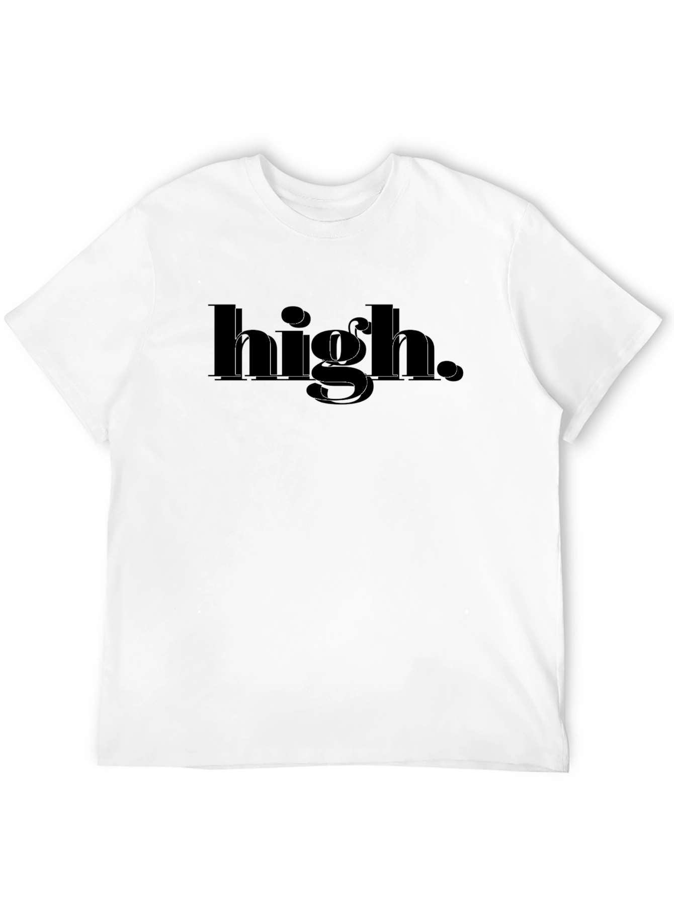 High Graphic Black T-Shirt