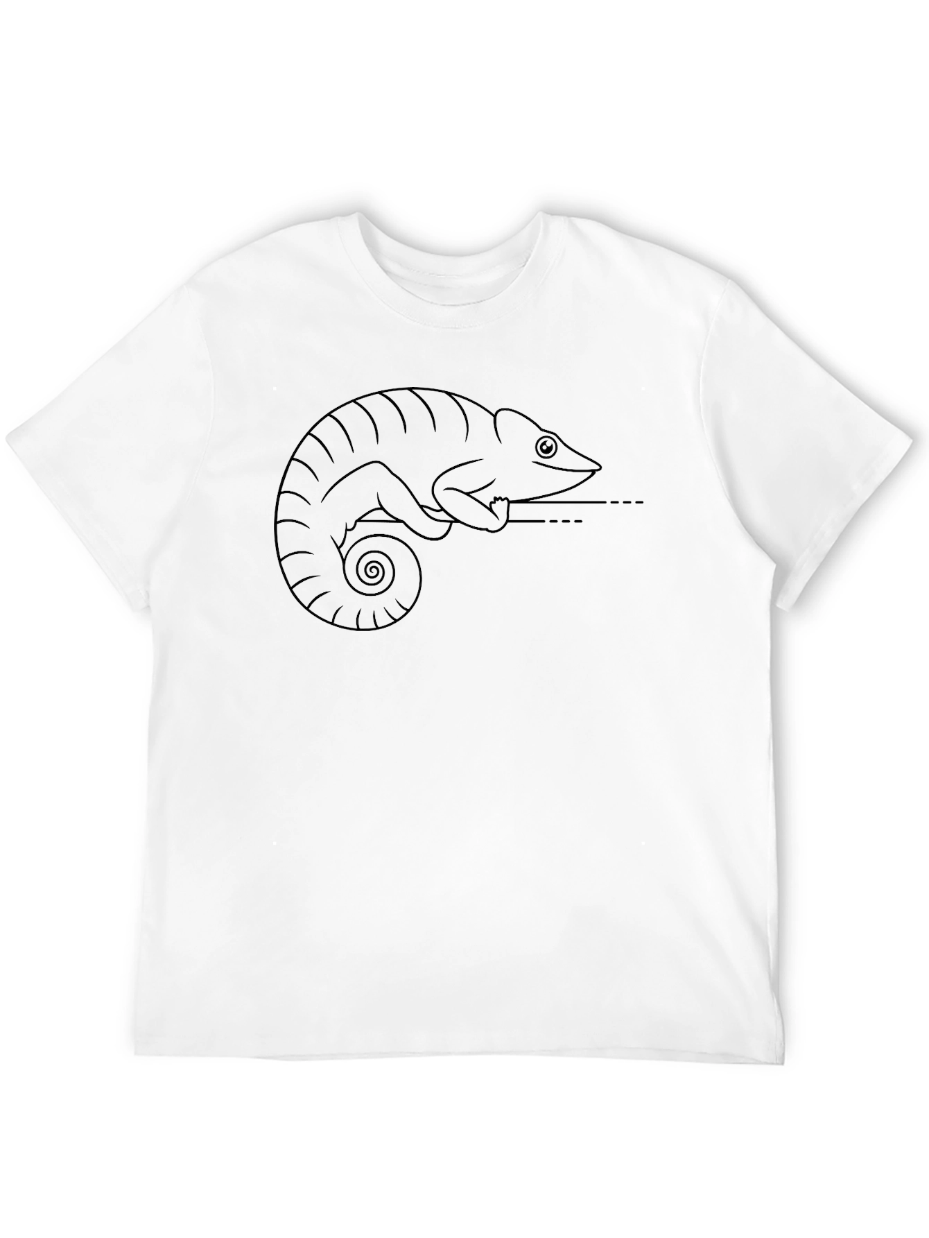 Chameleon Graphic T-Shirt - Black