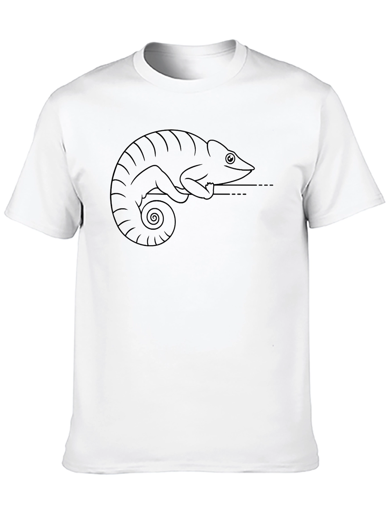 Chameleon Graphic T-Shirt - Black