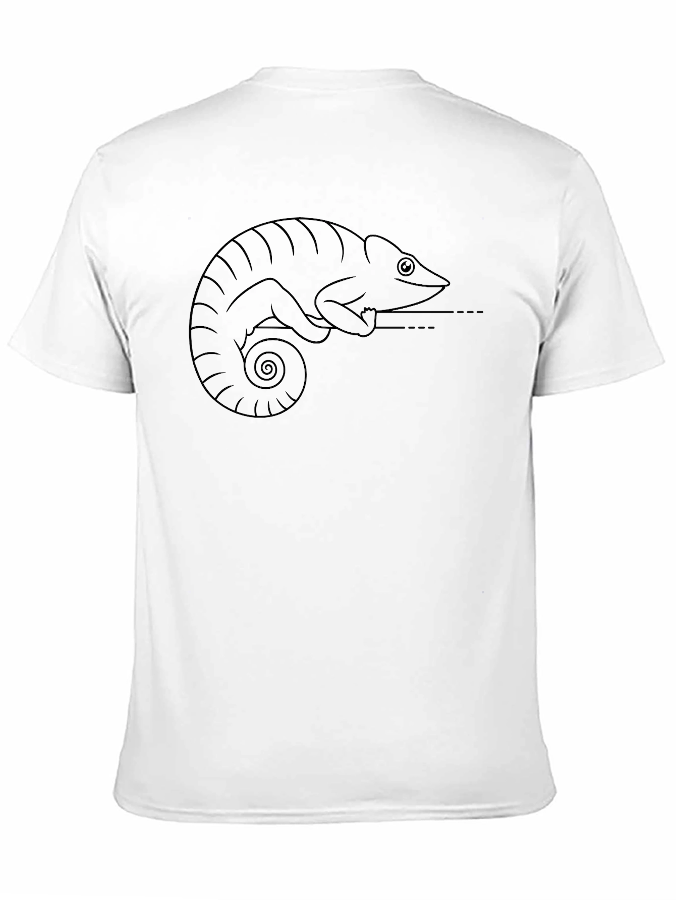 Chameleon Graphic T-Shirt - Black