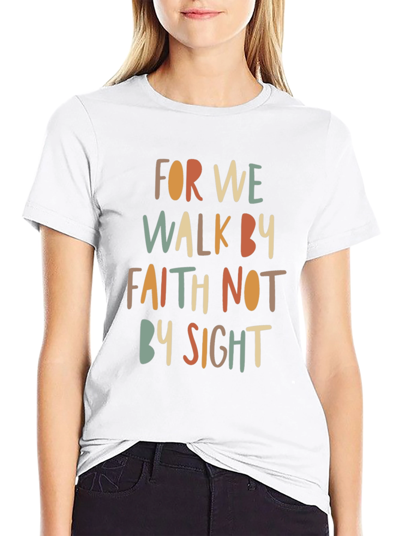 Faith Walk Graphic Tee - Inspirational Christian Shirt