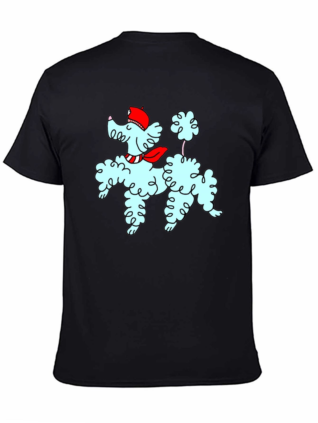 Poodle Graphic Tee - Stylish Dog Design T-Shirt