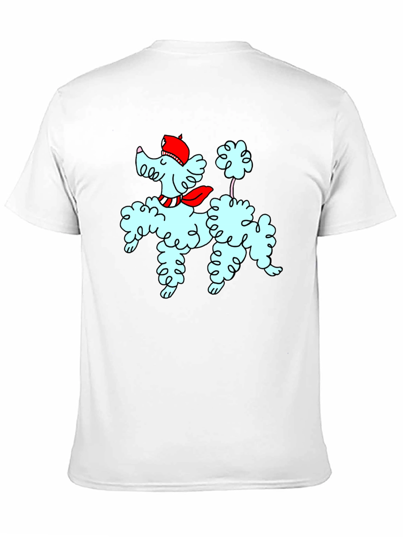 Poodle Graphic Tee - Stylish Dog Design T-Shirt