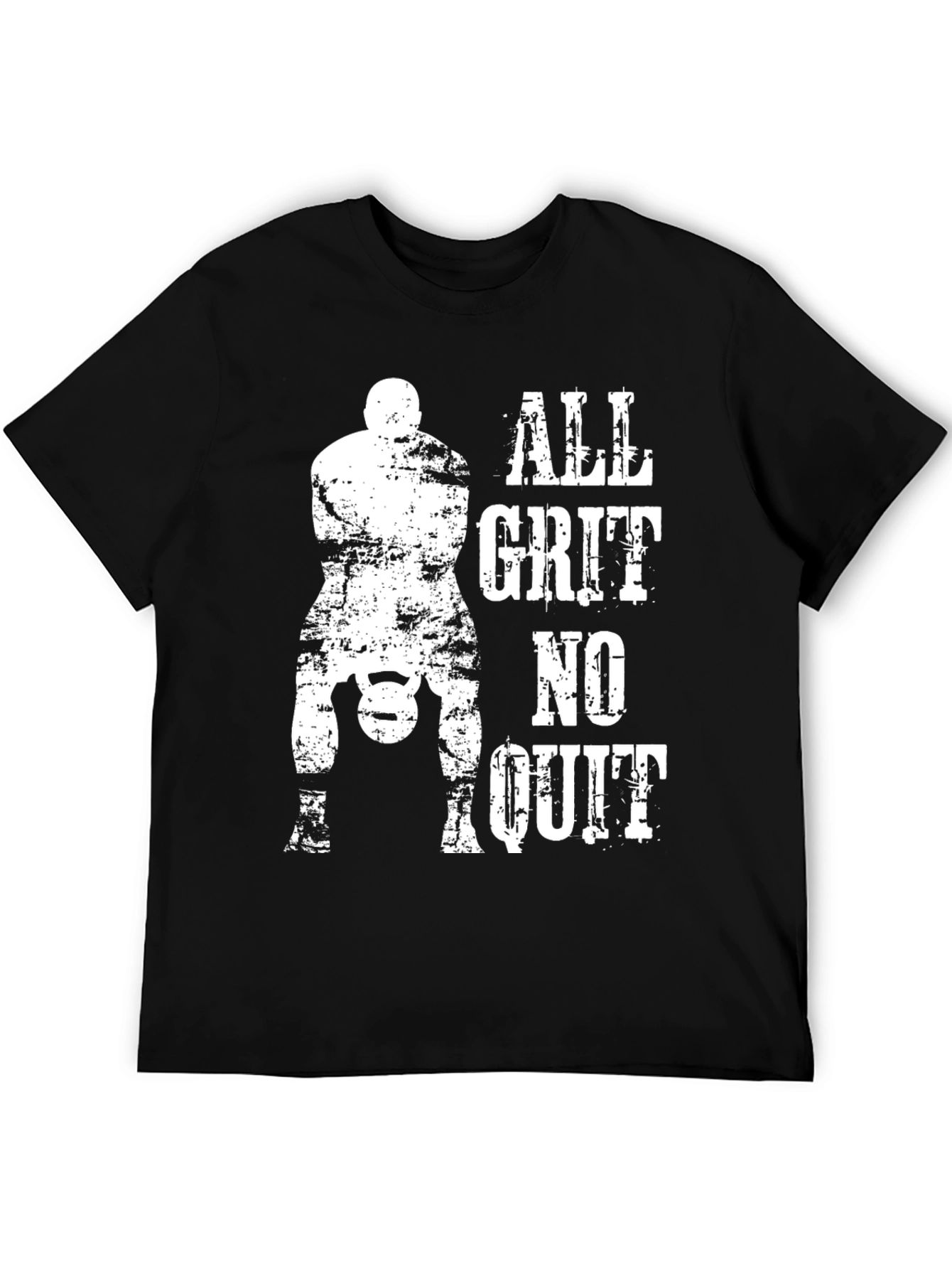 All Grit No Quit Graphic Tee - Black