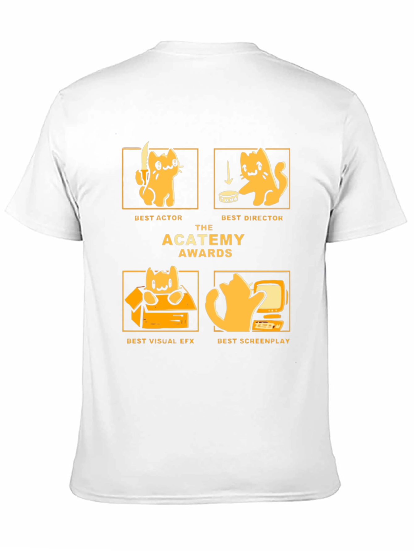 The ACATEMY Awards T-Shirt - Movie Cat Awards
