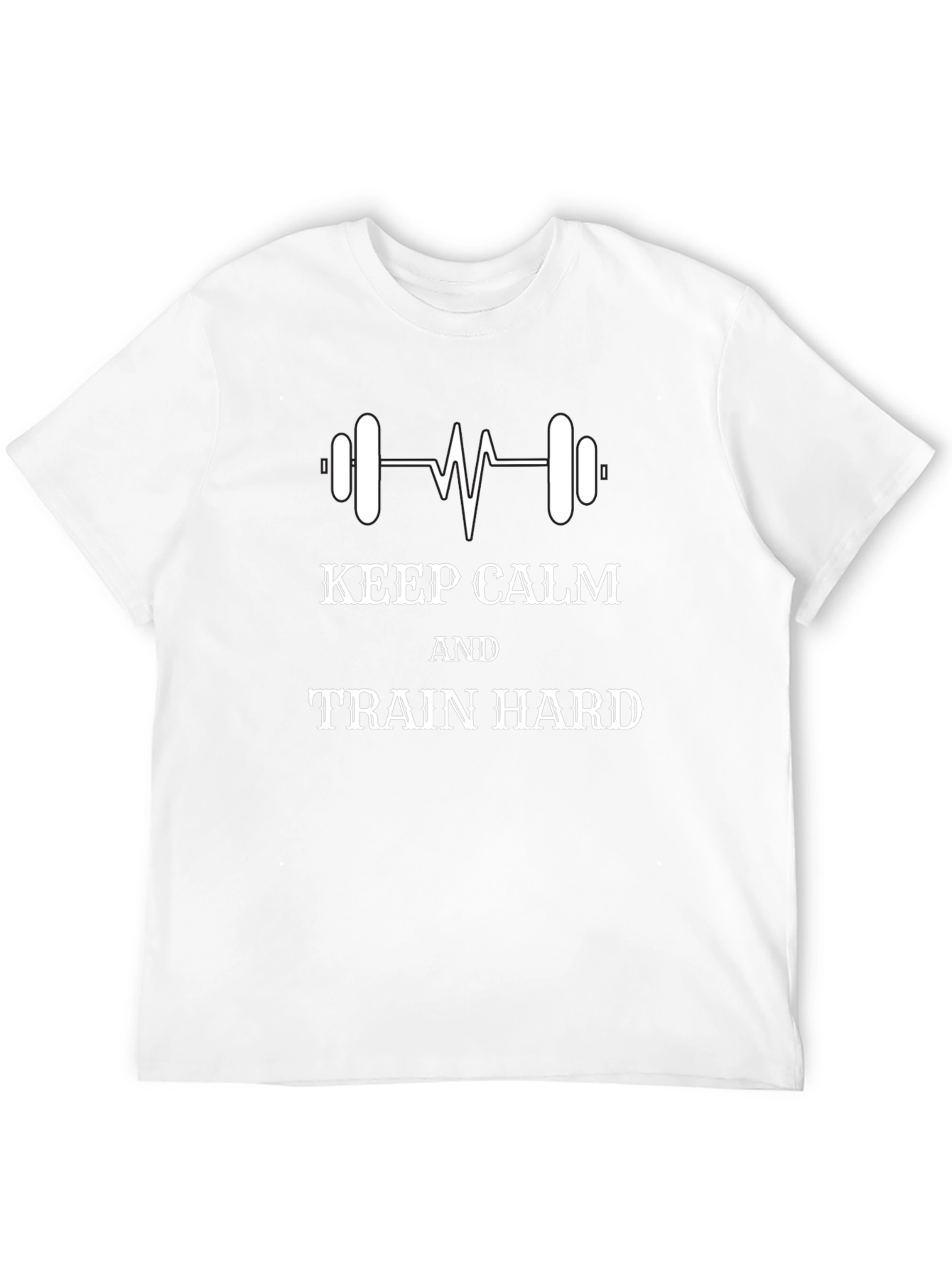 Keep Calm Train Hard Gym T-Shirt