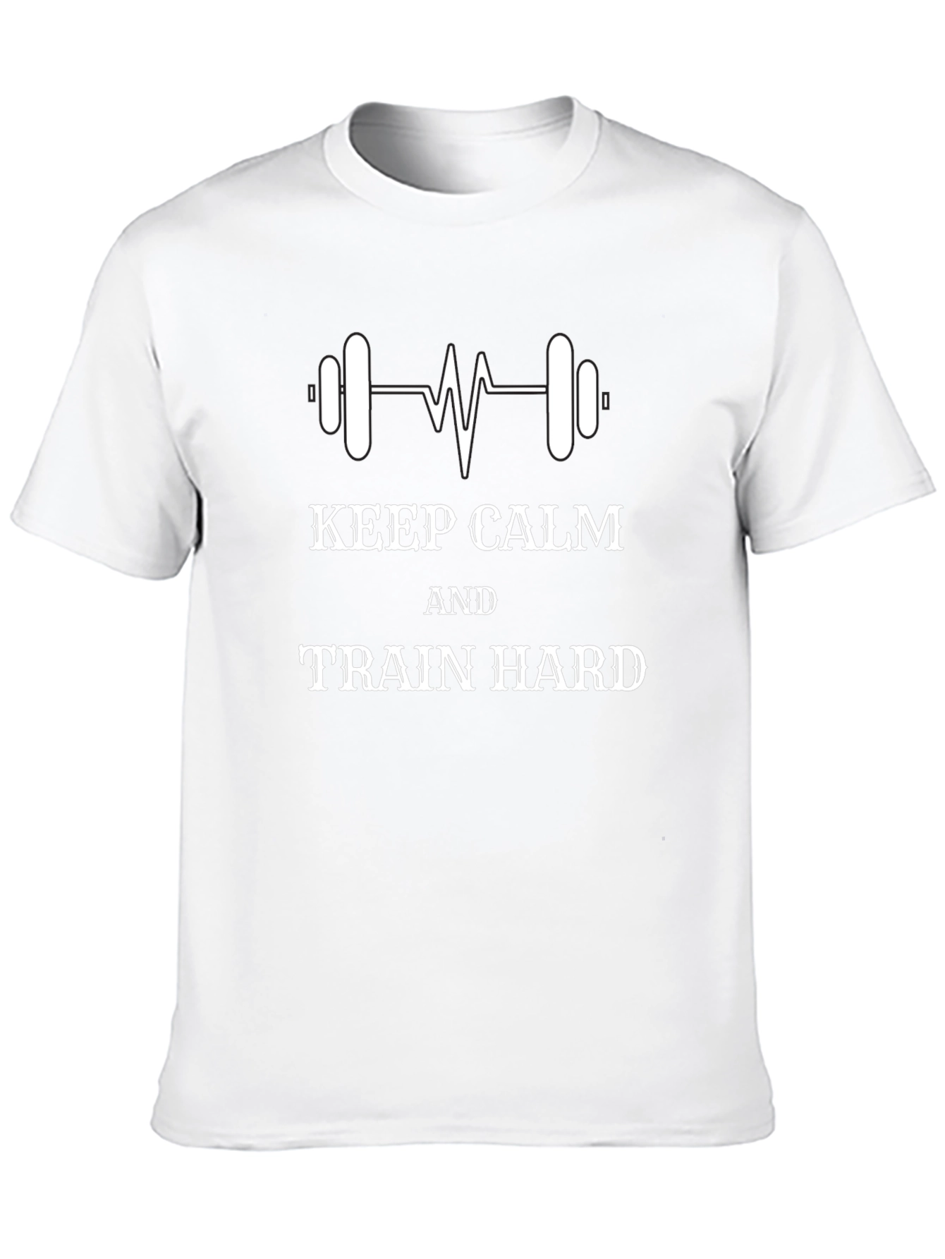 Keep Calm Train Hard Gym T-Shirt