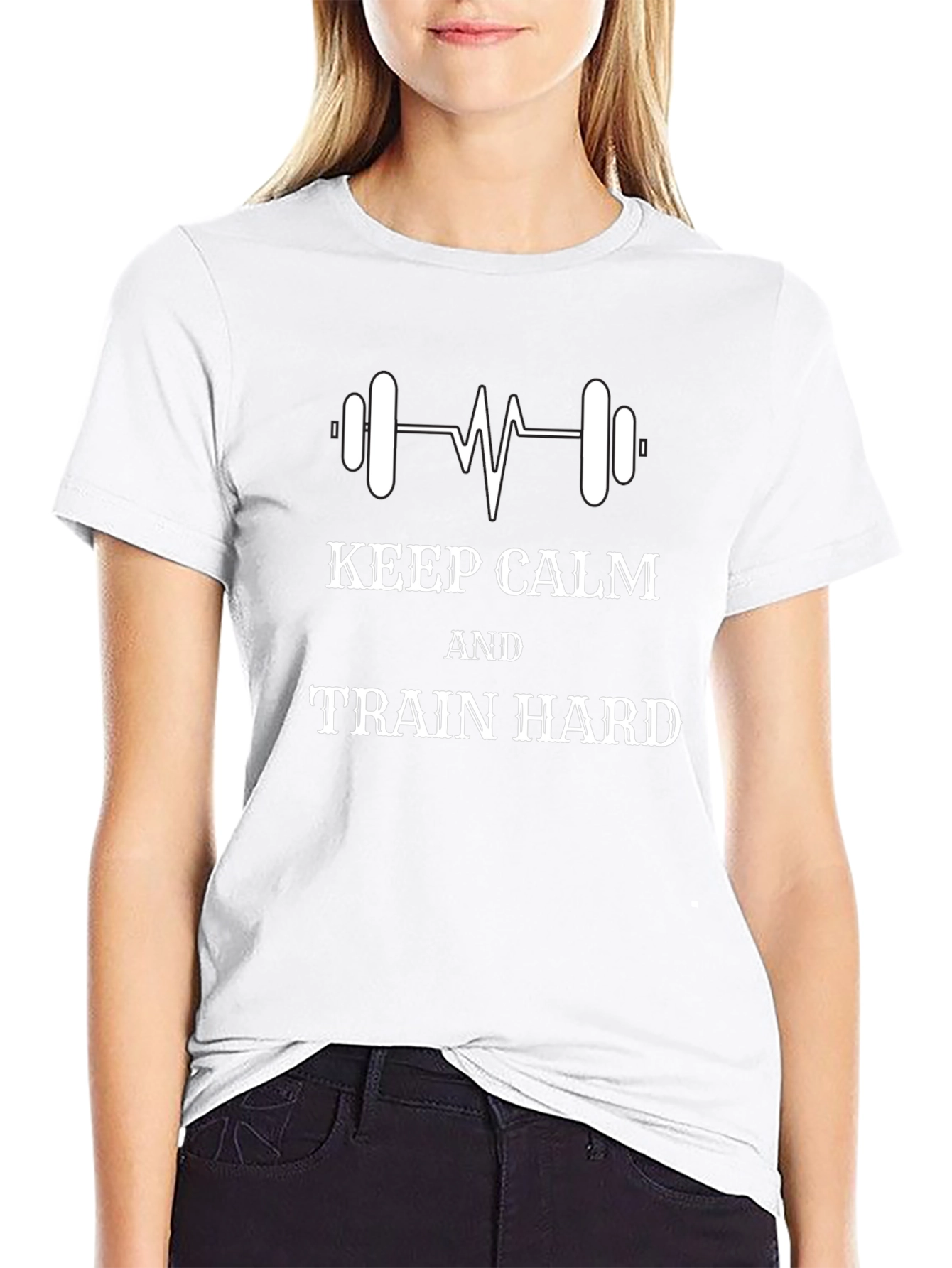 Keep Calm Train Hard Gym T-Shirt
