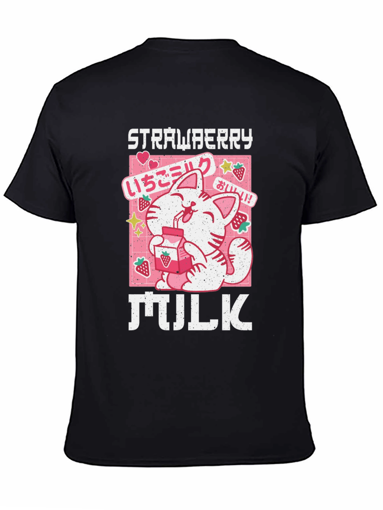 Strawberry Milk Anime Graphic T-Shirt