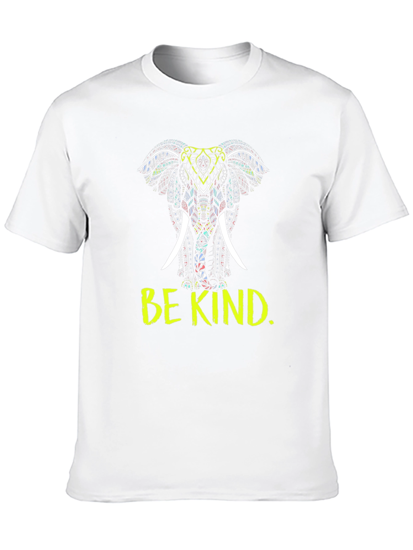 Be Kind Elephant Graphic Tee - Stylish Black T-Shirt