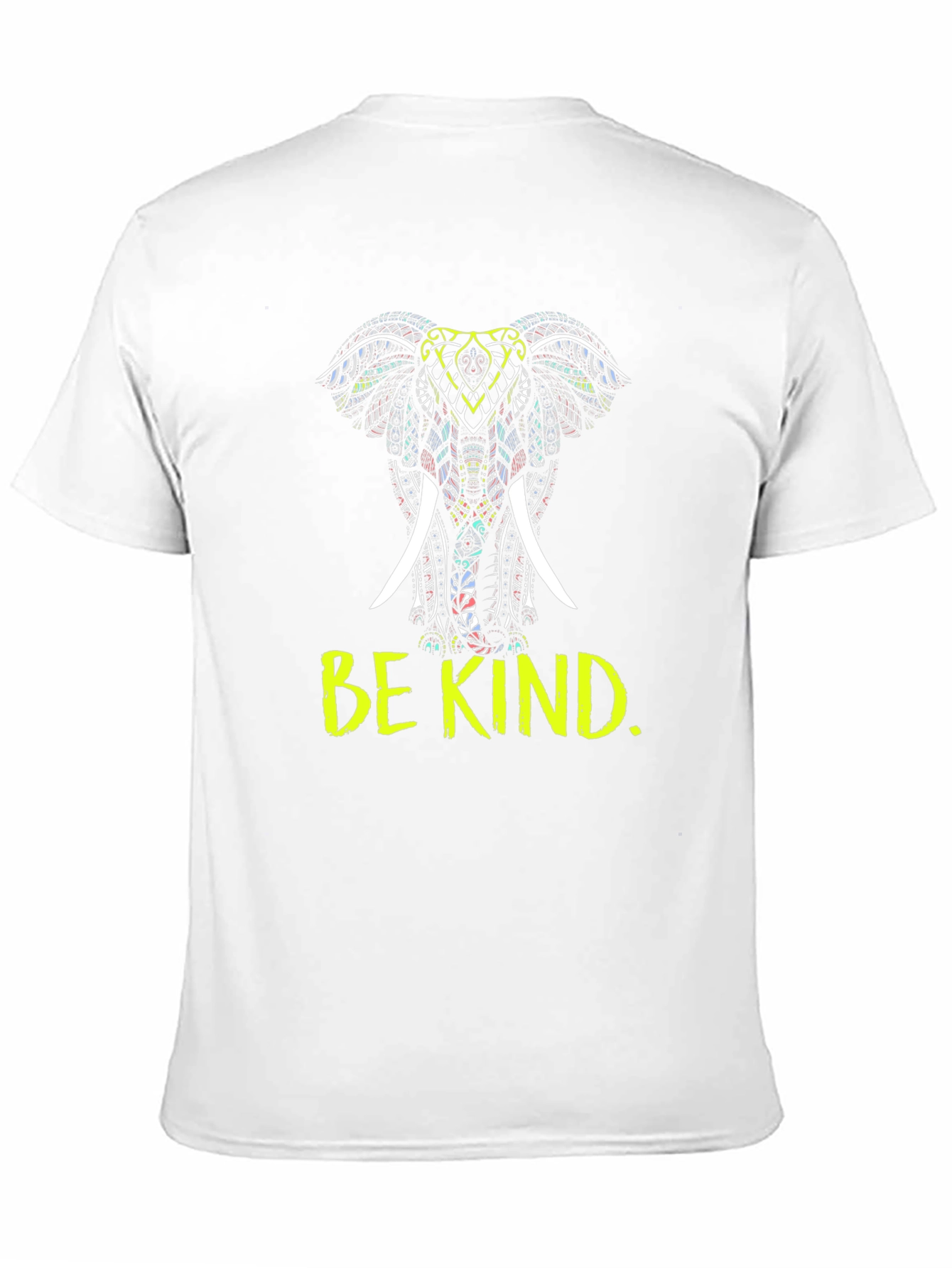 Be Kind Elephant Graphic Tee - Stylish Black T-Shirt
