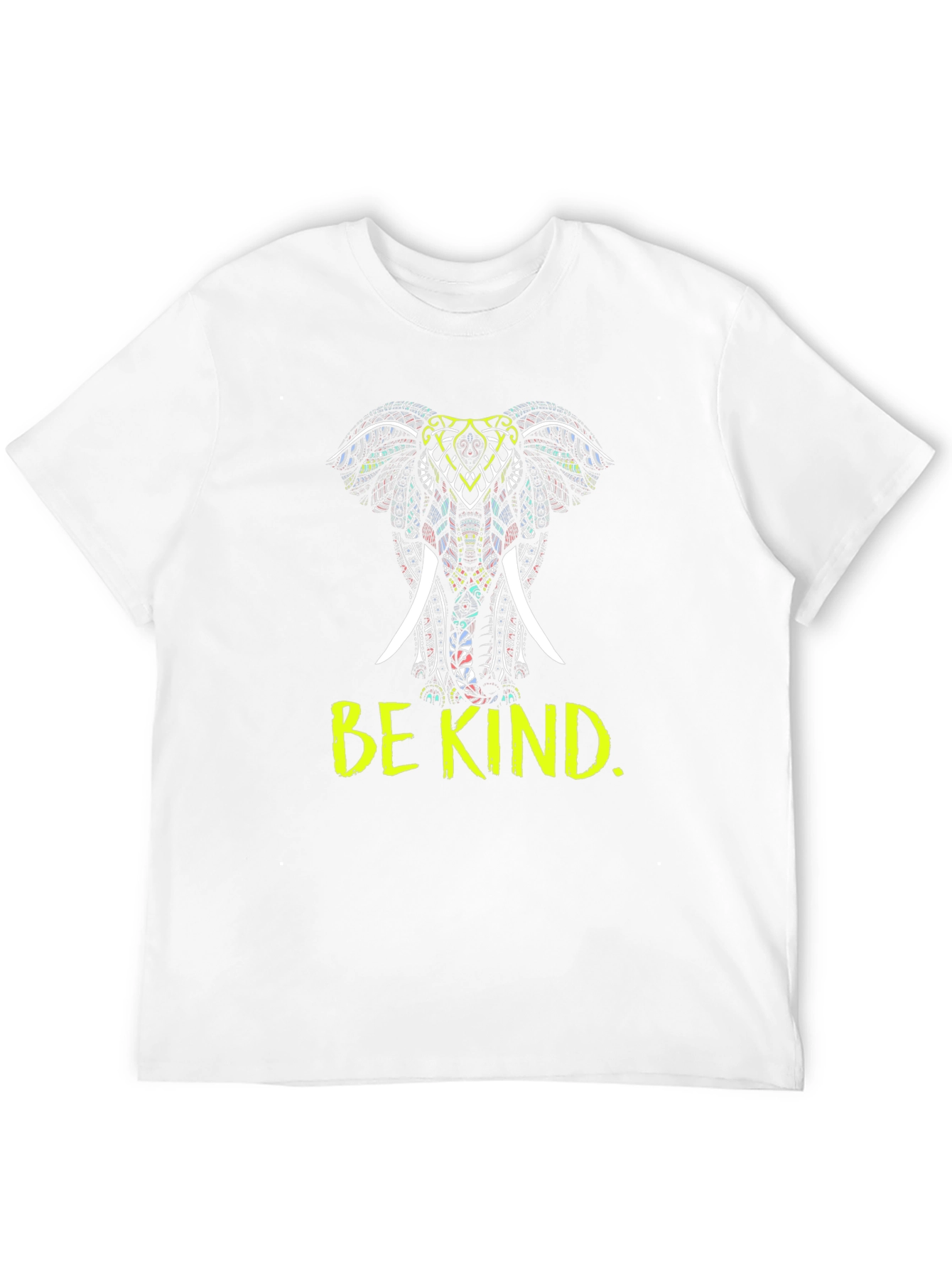 Be Kind Elephant Graphic Tee - Stylish Black T-Shirt