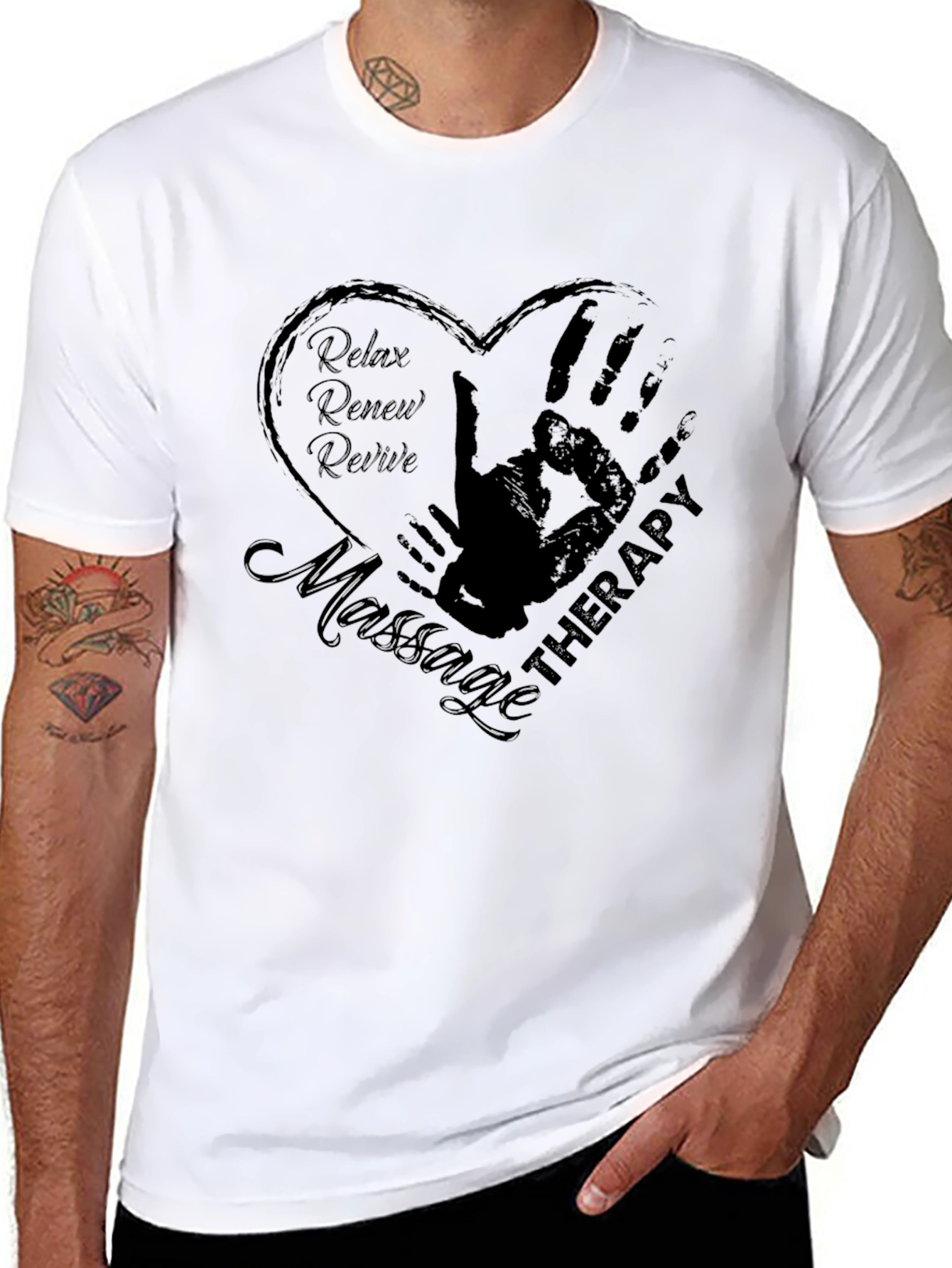 Relax Renew Revive Massage Therapy T-Shirt