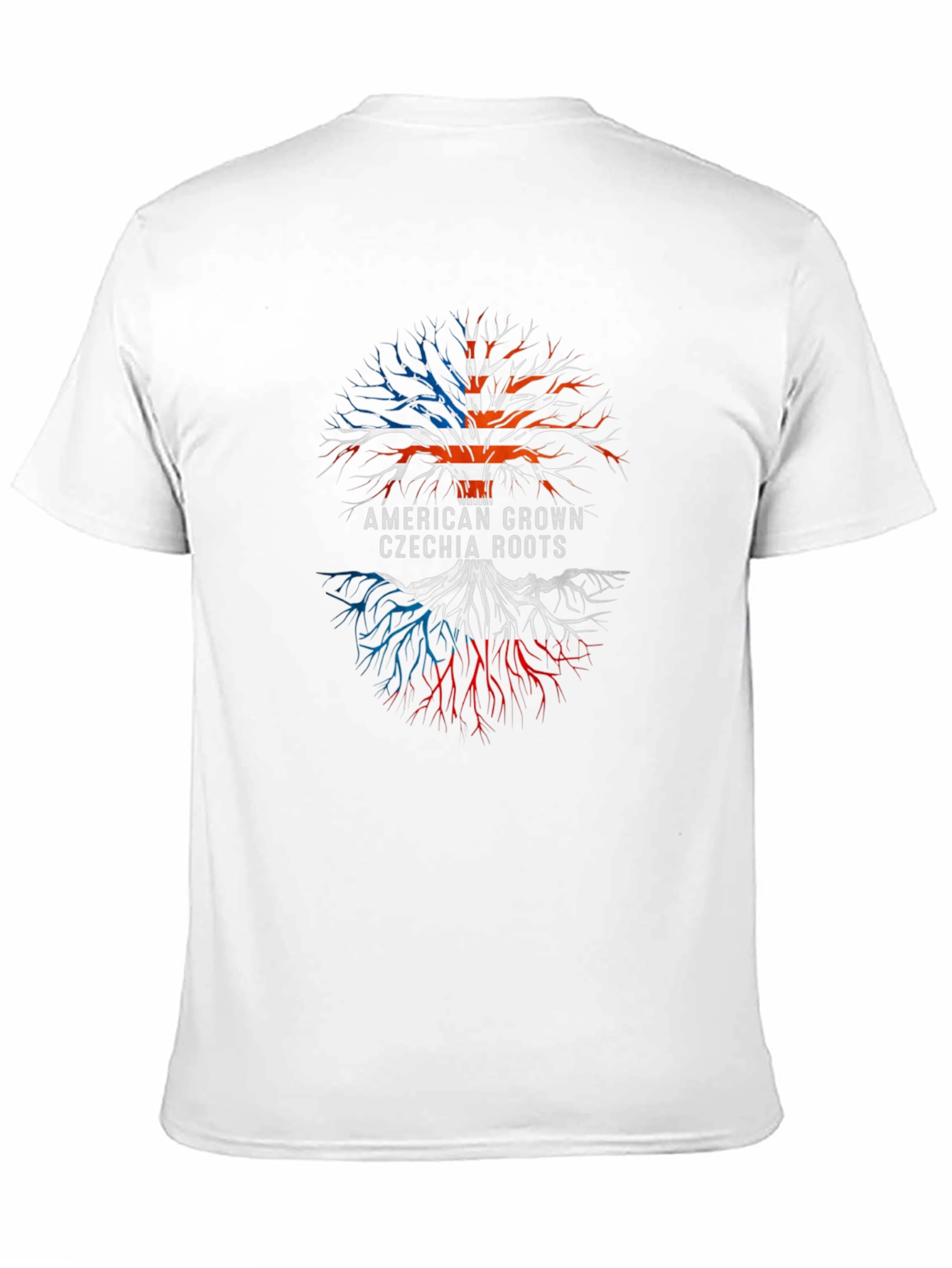 American Czech Roots Tree T-Shirt