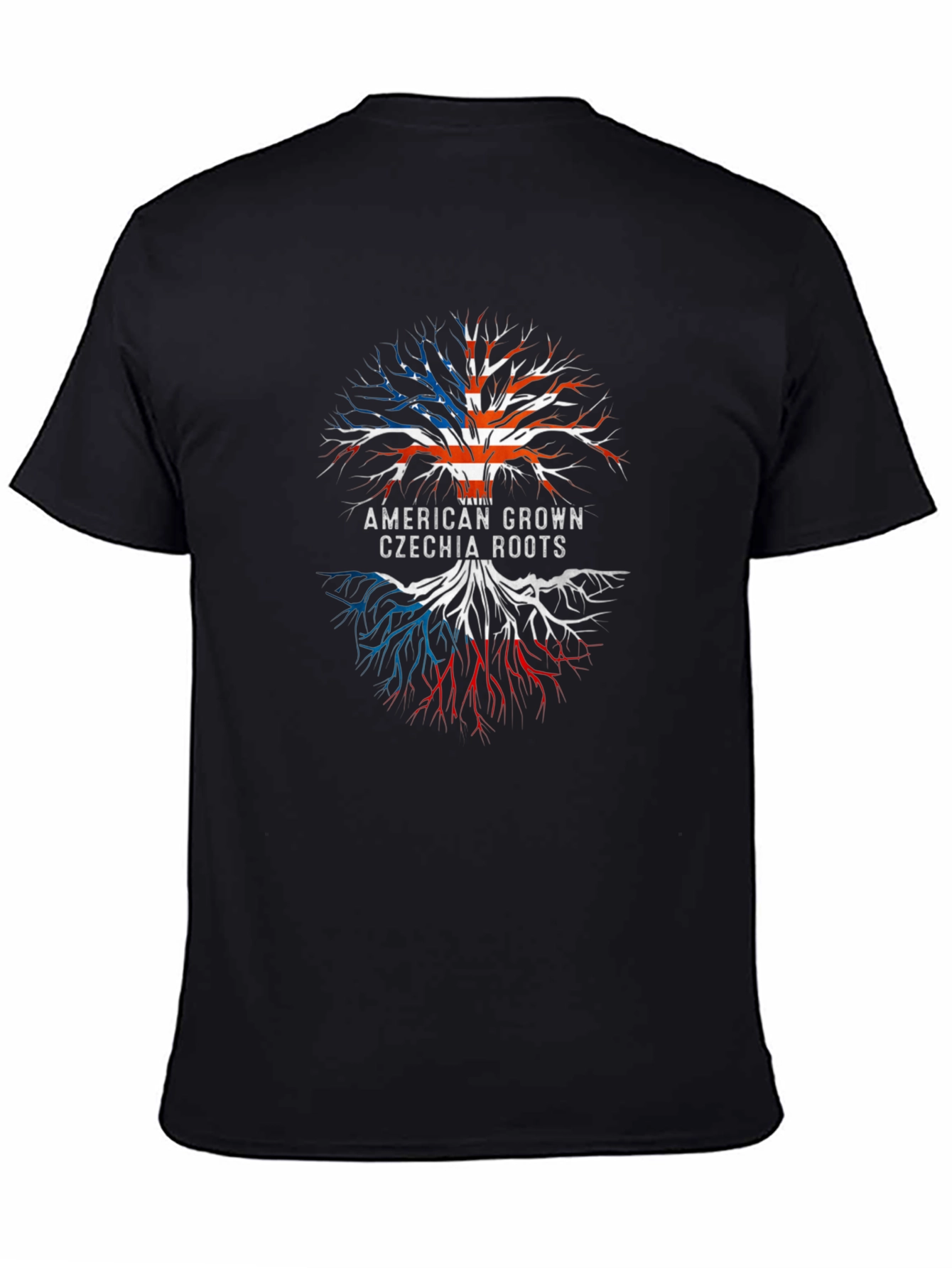 American Czech Roots Tree T-Shirt