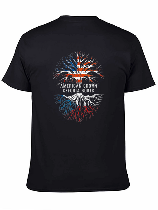 American Czech Roots Tree T-Shirt